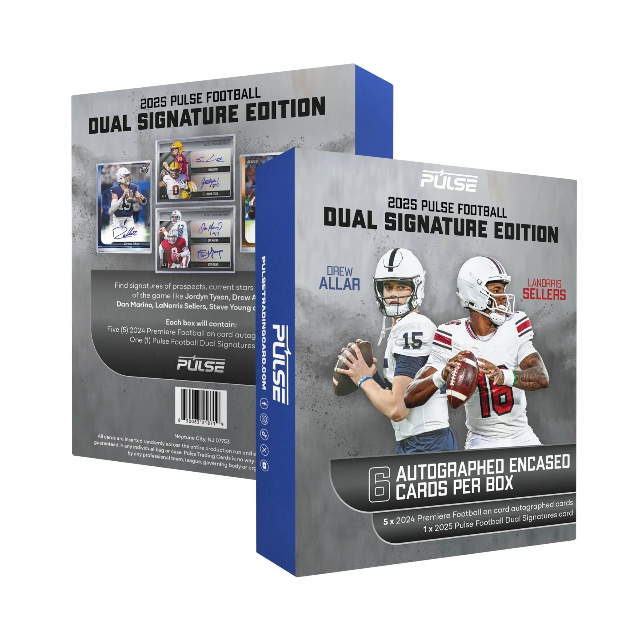 2025 Pulse Football Dual Signature Edition Box | Columbia Sports Cards
