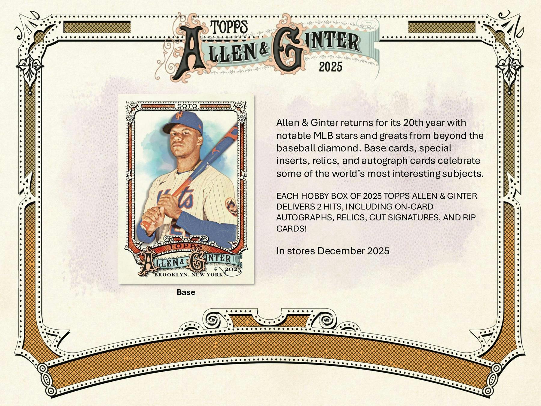 2025 Topps Allen & Ginter Baseball Hobby Box | Columbia Sports Cards - Image 4