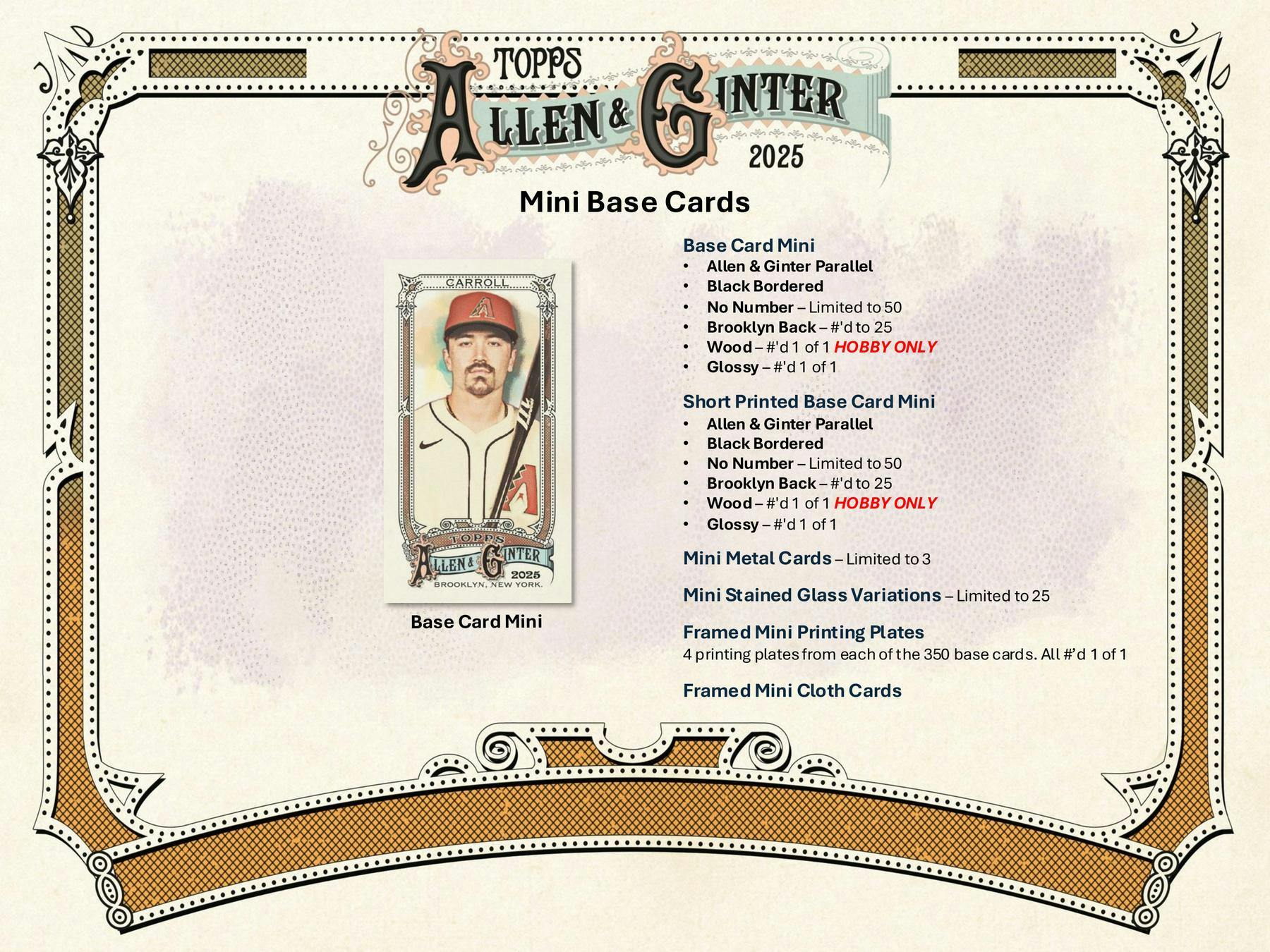 2025 Topps Allen & Ginter Baseball Hobby Box | Columbia Sports Cards - Image 6