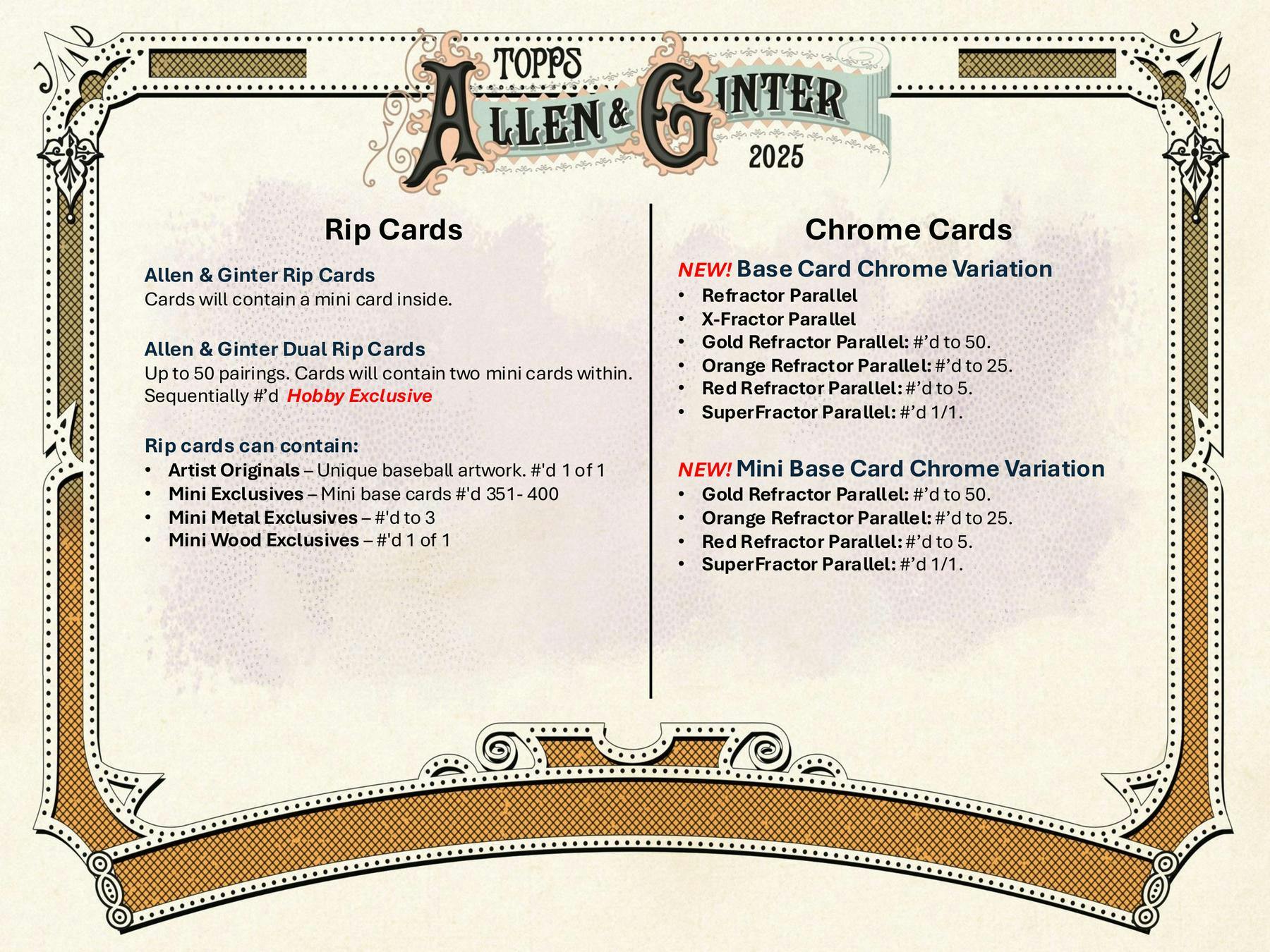 2025 Topps Allen & Ginter Baseball Hobby Box | Columbia Sports Cards - Image 7