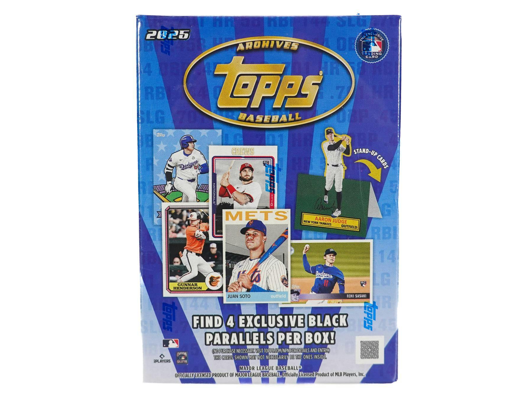 2025 Topps Archives Baseball 7-Pack Blaster Box | Columbia Sports Cards - Image 2