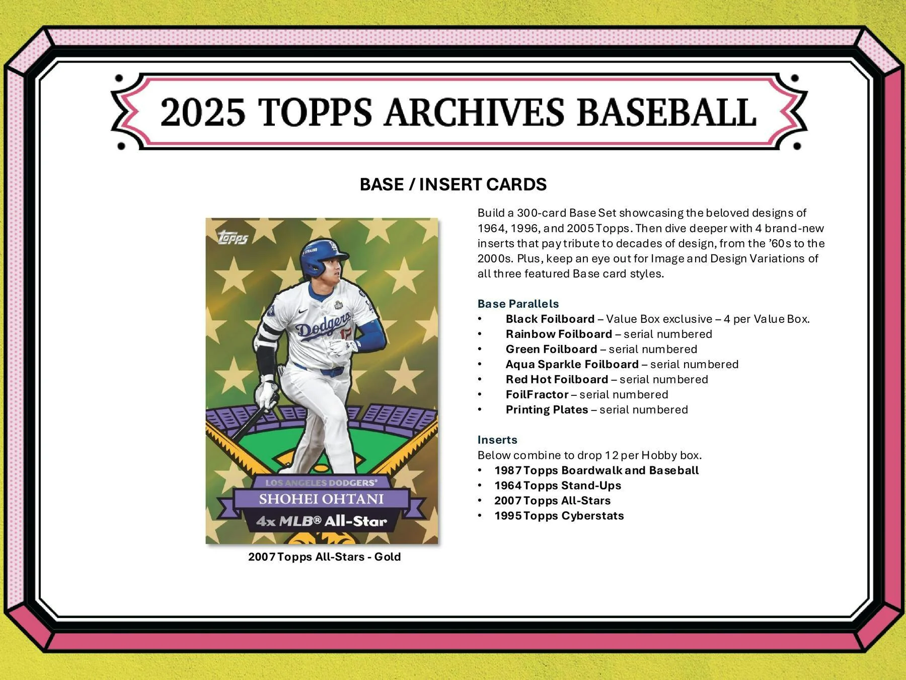 2025 Topps Archives Baseball 7-Pack Blaster Box | Columbia Sports Cards - Image 3