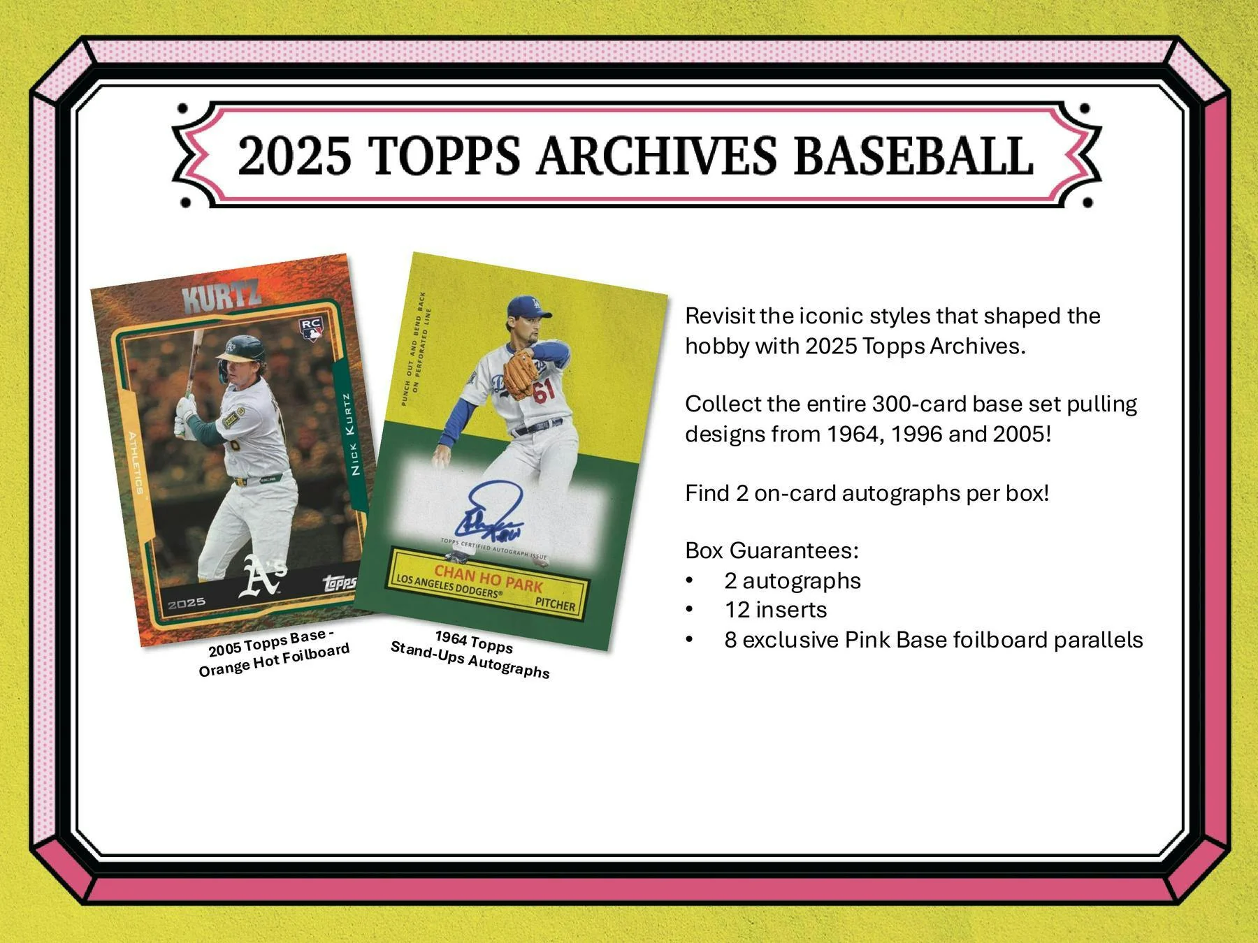 2025 Topps Archives Baseball 7-Pack Blaster Box | Columbia Sports Cards - Image 4