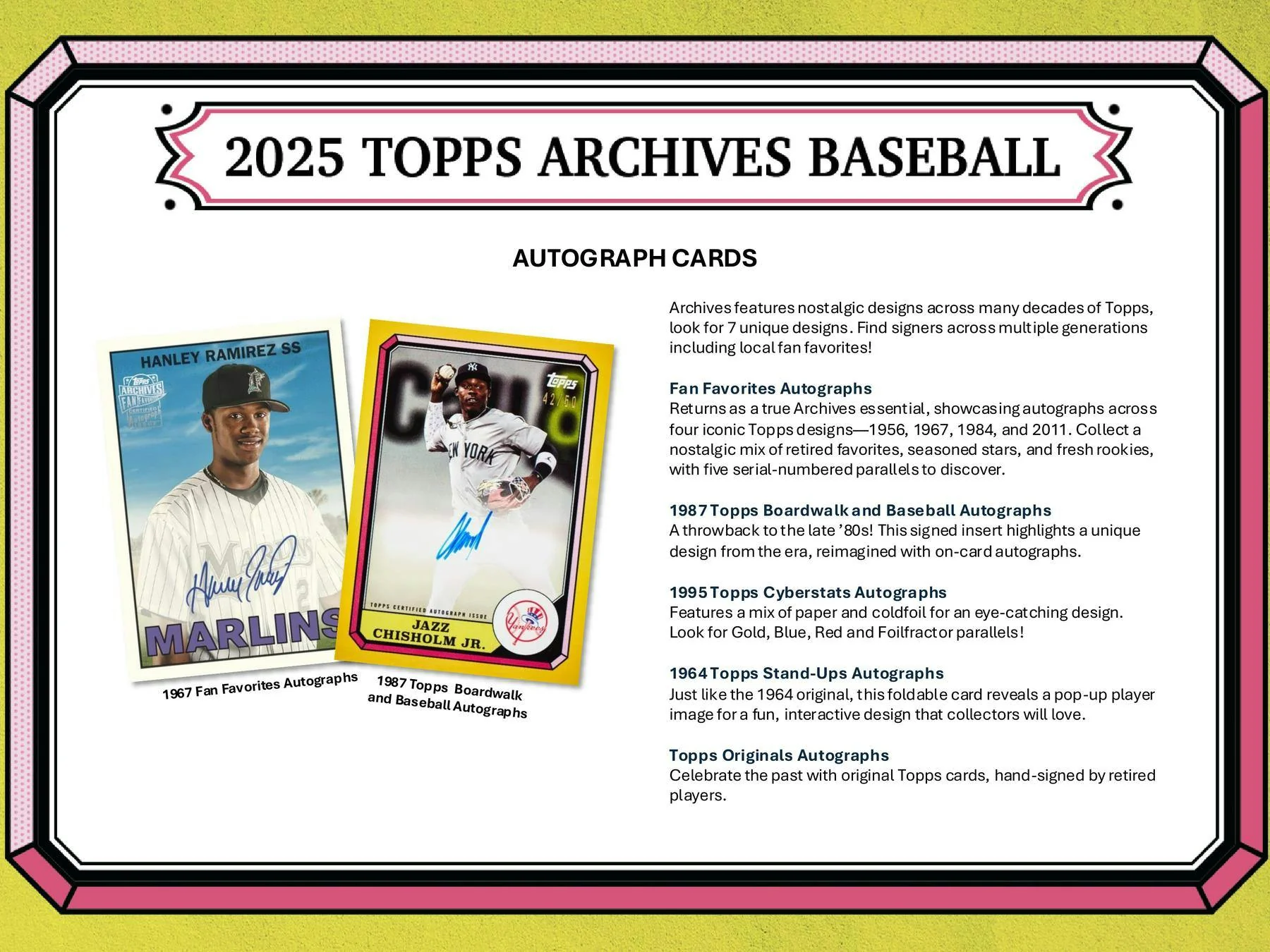 2025 Topps Archives Baseball 7-Pack Blaster Box | Columbia Sports Cards - Image 5