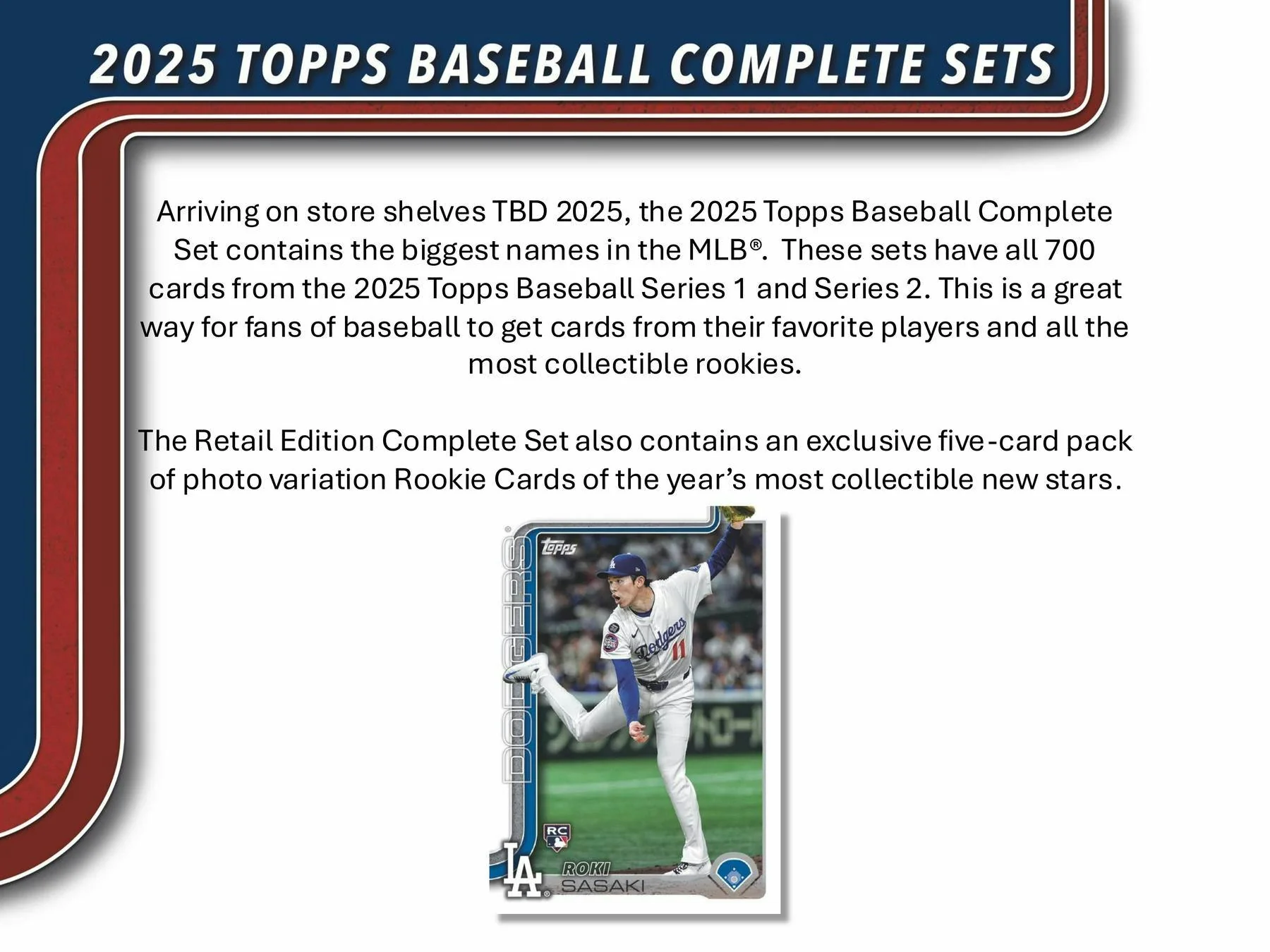 2025 Topps Baseball Factory Complete Set (Retail) | Columbia Sports Cards - Image 2