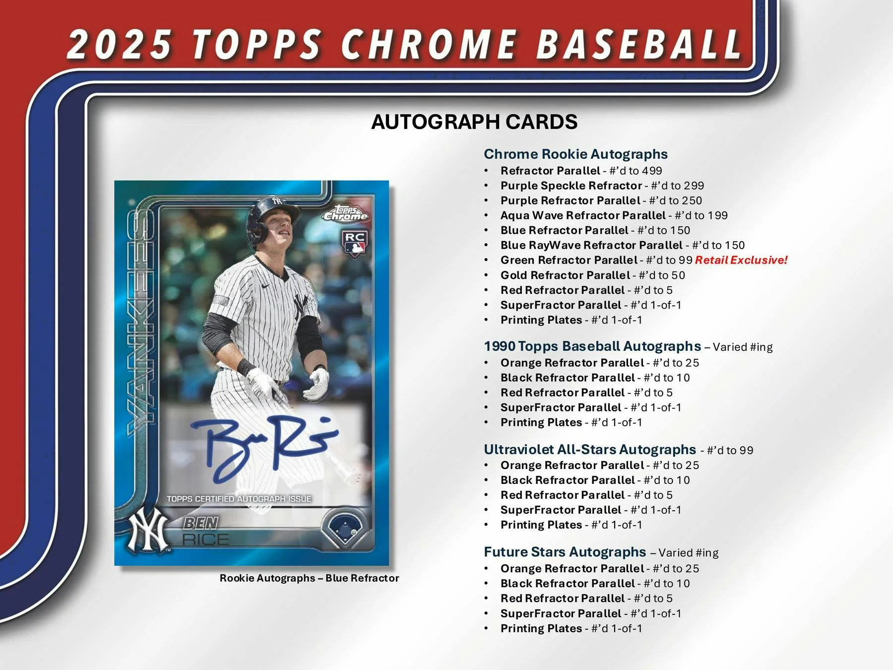 2025 Topps Chrome Baseball 7-Pack Blaster Box - Image 11