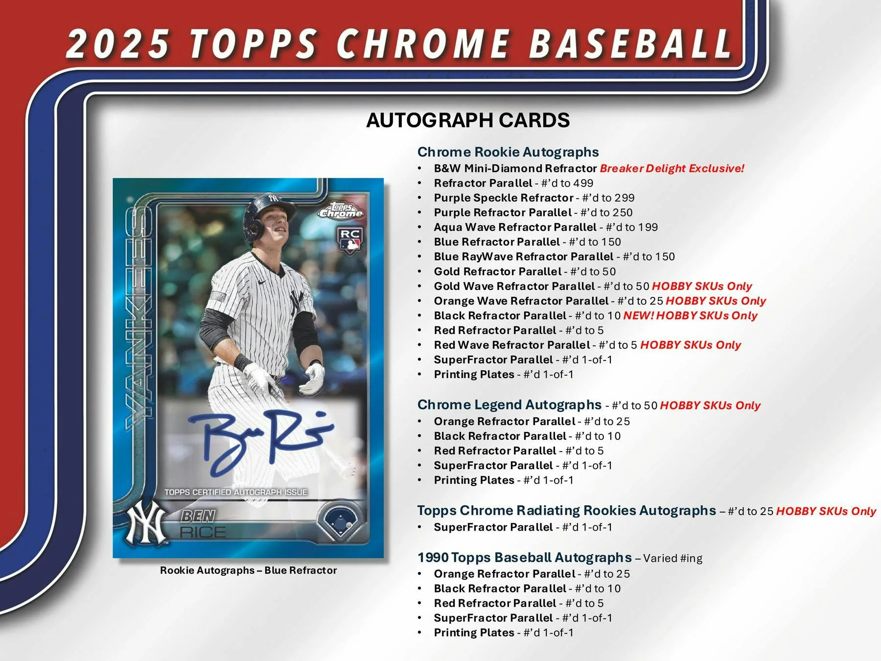 2025 Topps Chrome Baseball Breaker's Delight Box | Columbia Sports Cards - Image 11