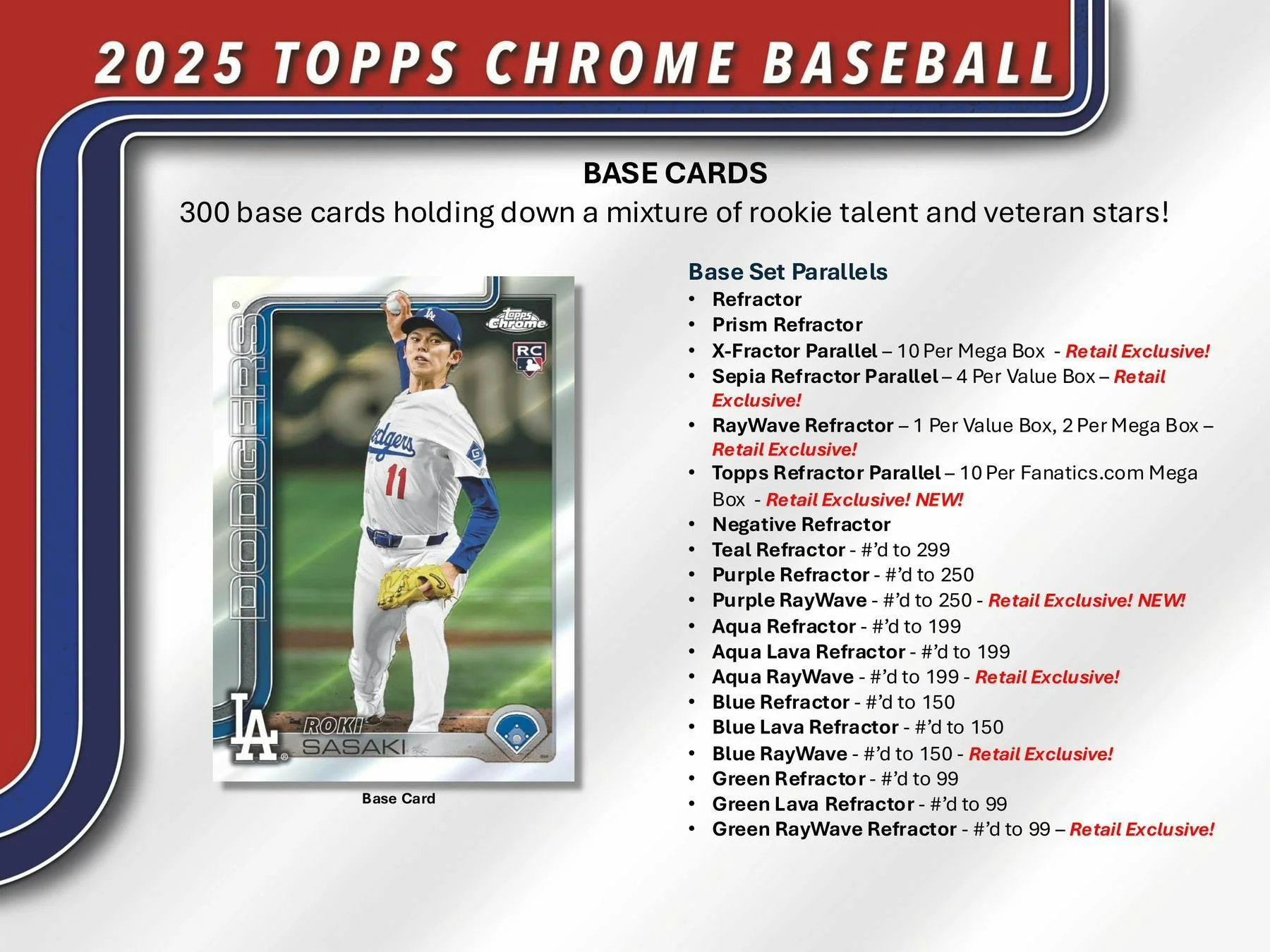 2025 Topps Chrome Baseball Mega Box | Columbia Sports Cards - Image 4