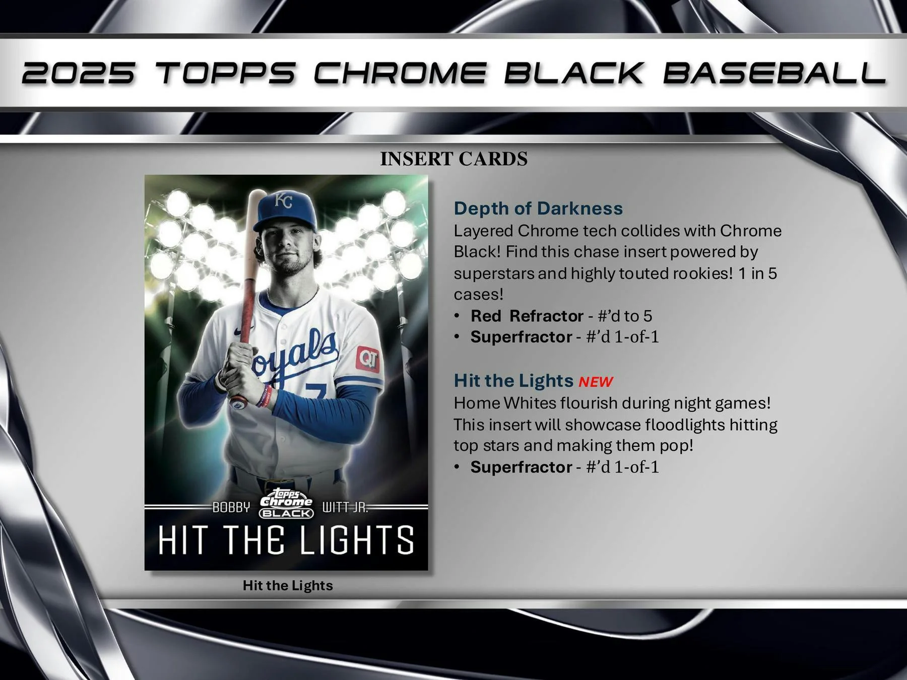 2025 Topps Chrome Black Baseball Hobby Box - Image 6