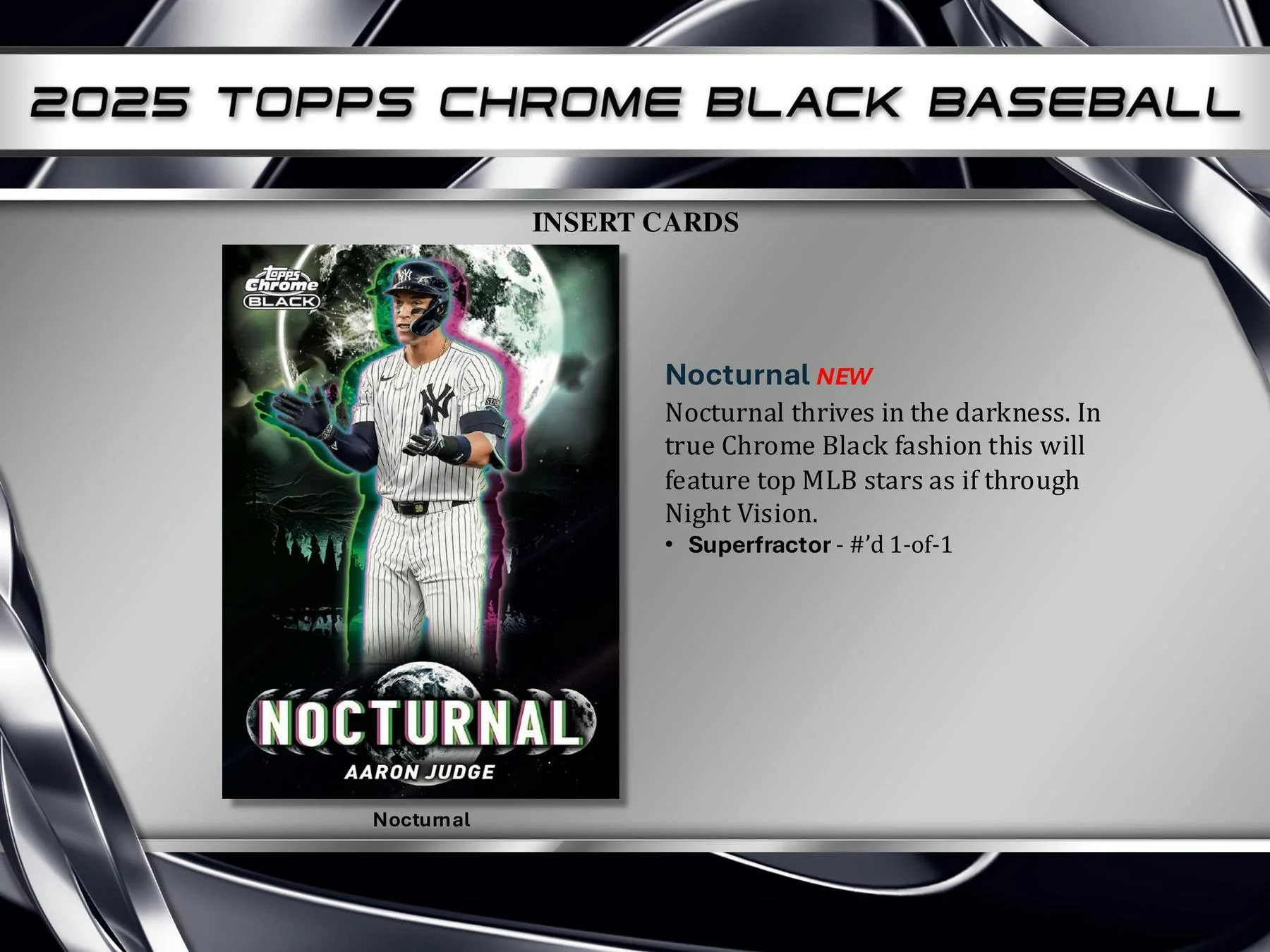 2025 Topps Chrome Black Baseball Hobby Box - Image 7