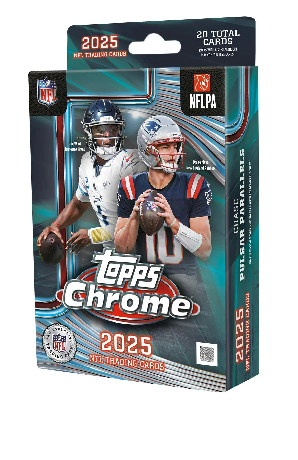 2025 Topps Chrome Football Hanger Box | Columbia Sports Cards