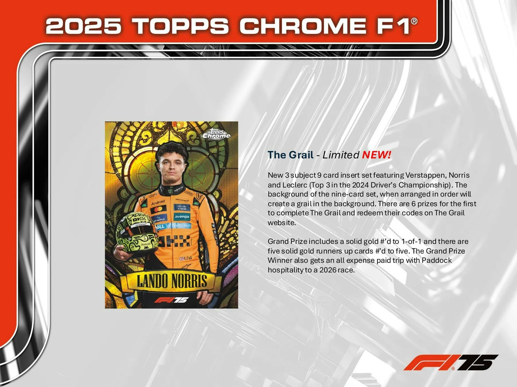 2025 Topps Chrome Formula 1 Racing Hobby Box | Columbia Sports Cards - Image 10