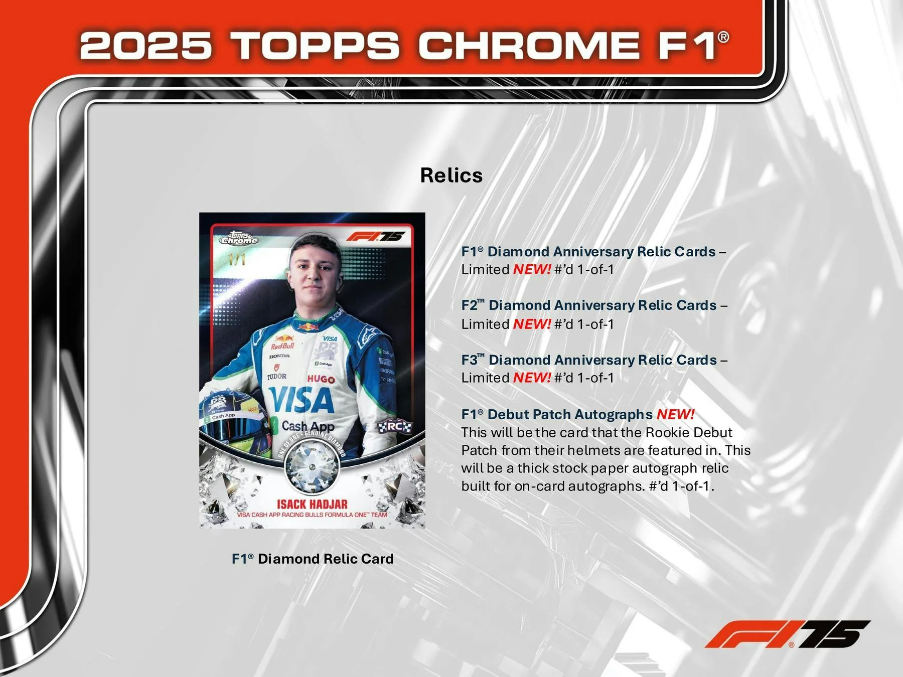 2025 Topps Chrome Formula 1 Racing Hobby Box | Columbia Sports Cards - Image 11