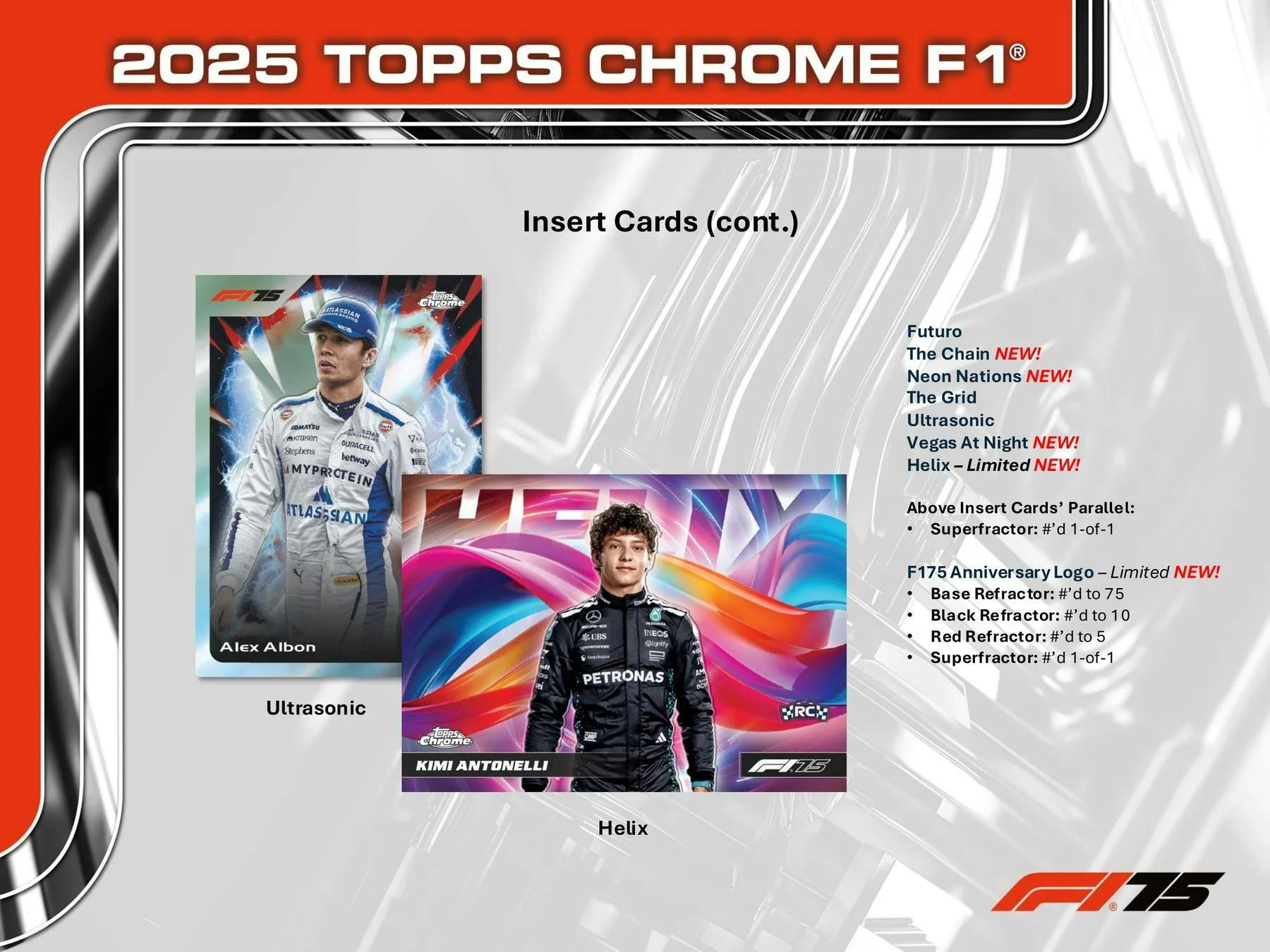 2025 Topps Chrome Formula 1 Racing Hobby Box | Columbia Sports Cards - Image 6