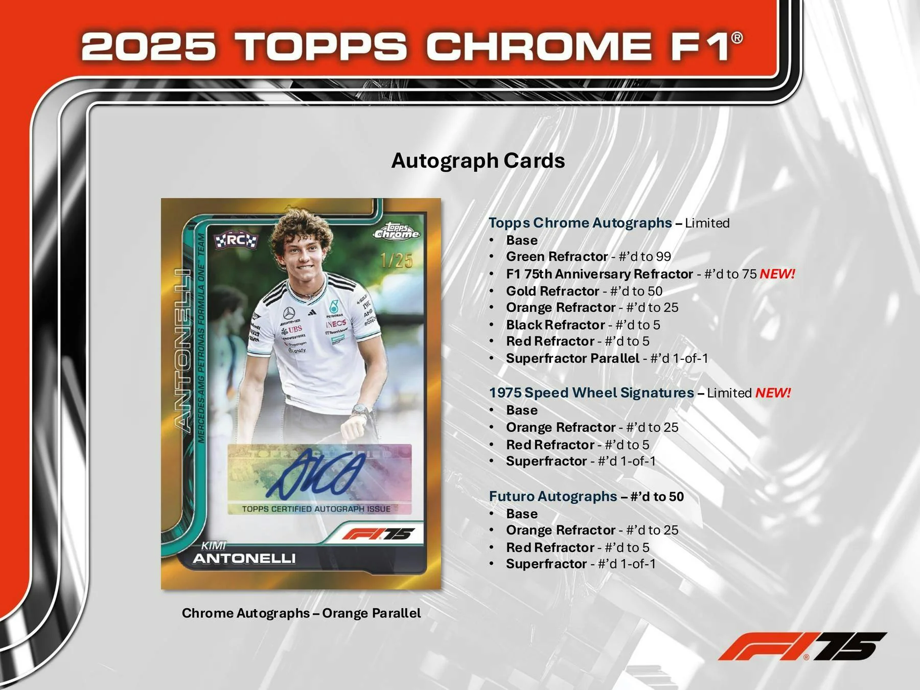 2025 Topps Chrome Formula 1 Racing Hobby Box | Columbia Sports Cards - Image 7