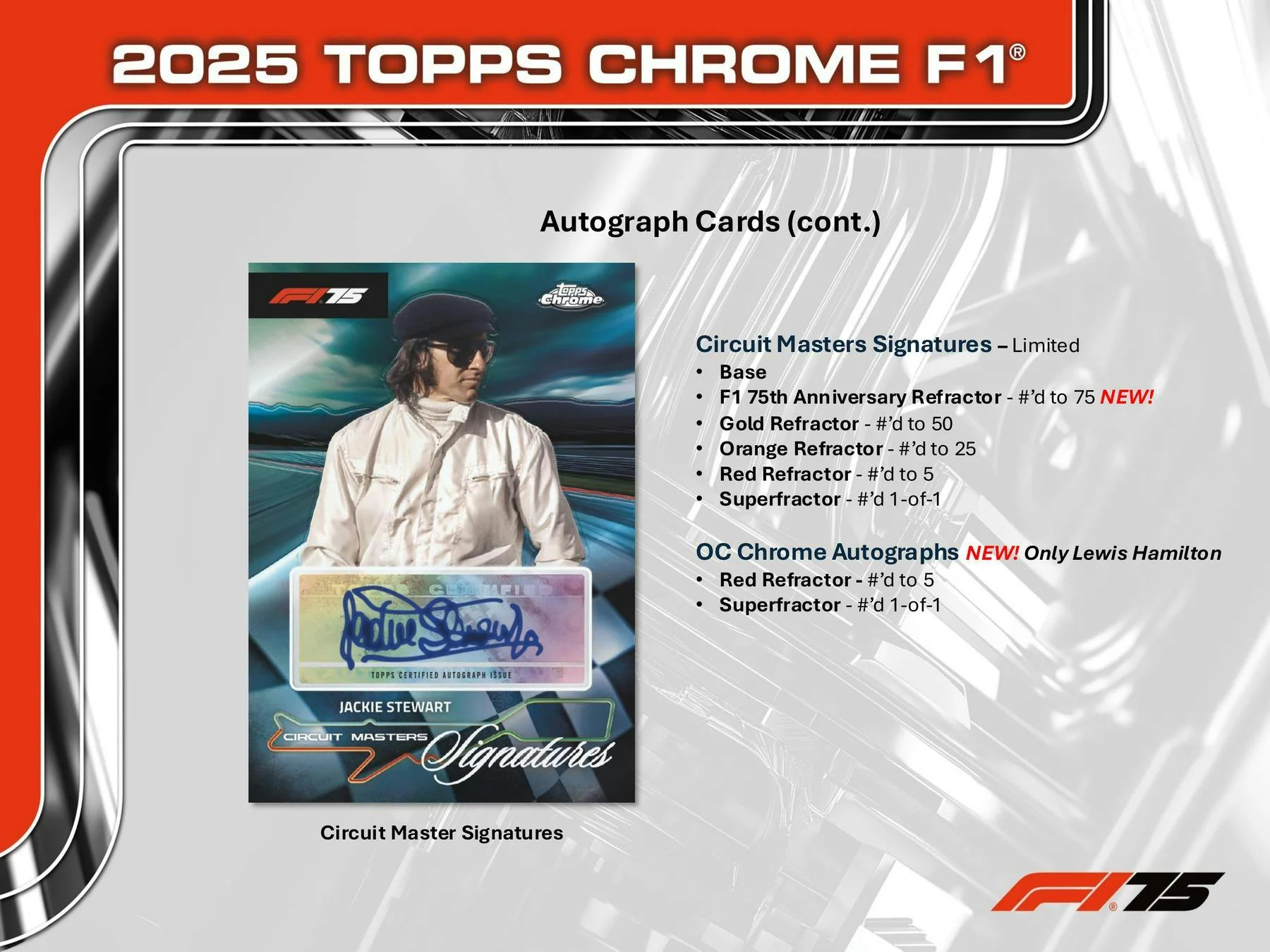 2025 Topps Chrome Formula 1 Racing Hobby Box | Columbia Sports Cards - Image 8