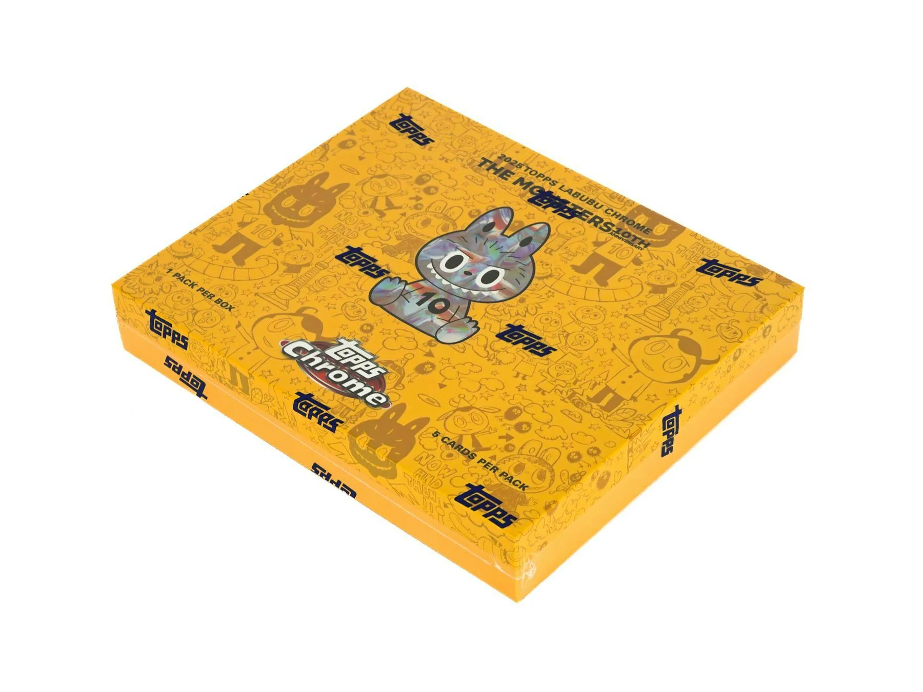Labubu Chrome 10th Anniversary Box (Topps 2025) | Columbia Sports Cards - Image 2