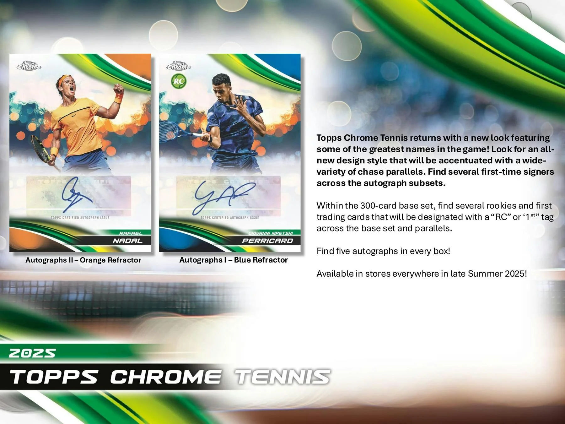 2025 Topps Chrome Tennis Hobby Box | Columbia Sports Cards - Image 6