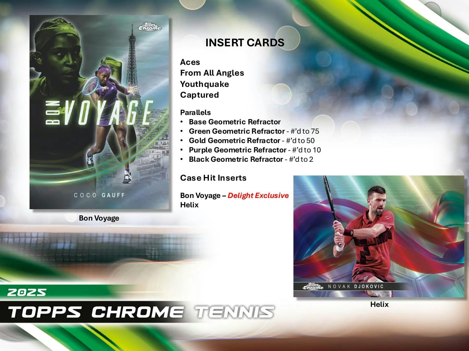 2025 Topps Chrome Tennis Hobby Box | Columbia Sports Cards - Image 4