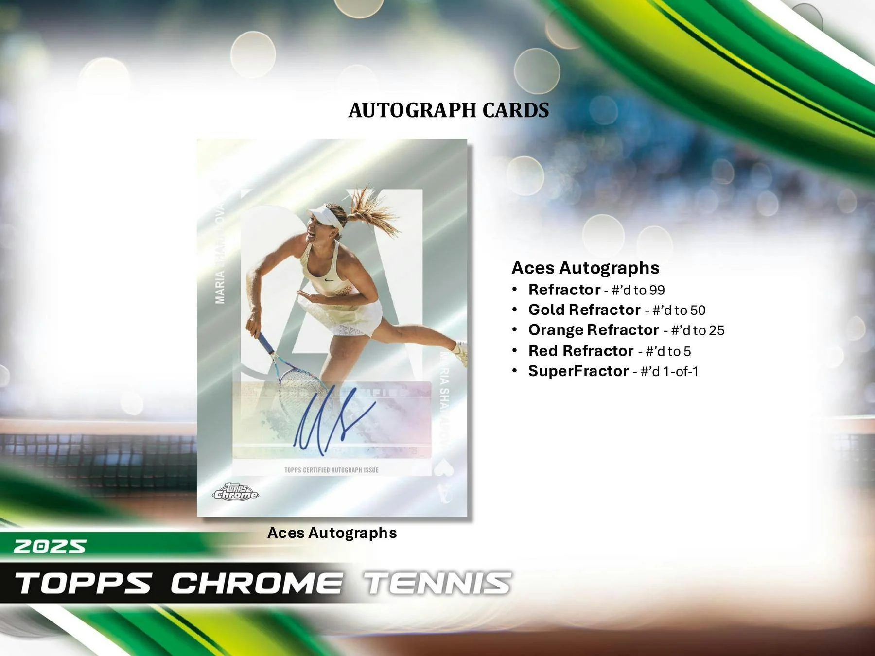 2025 Topps Chrome Tennis Hobby Box | Columbia Sports Cards - Image 2