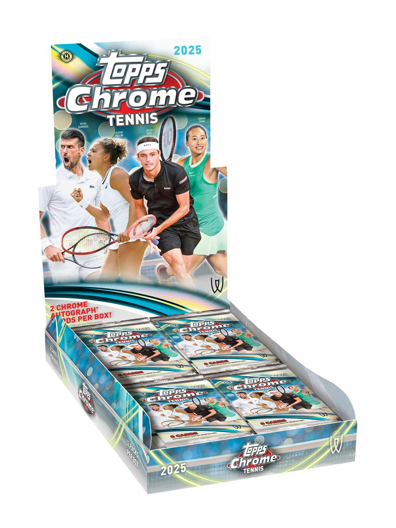 2025 Topps Chrome Tennis Hobby Box | Columbia Sports Cards