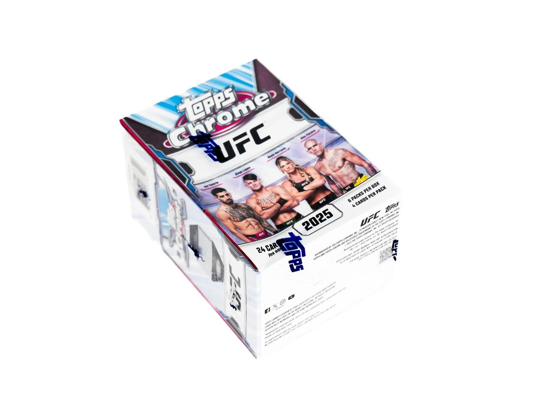 2025 Topps Chrome UFC 6-Pack Blaster Box - Image 2