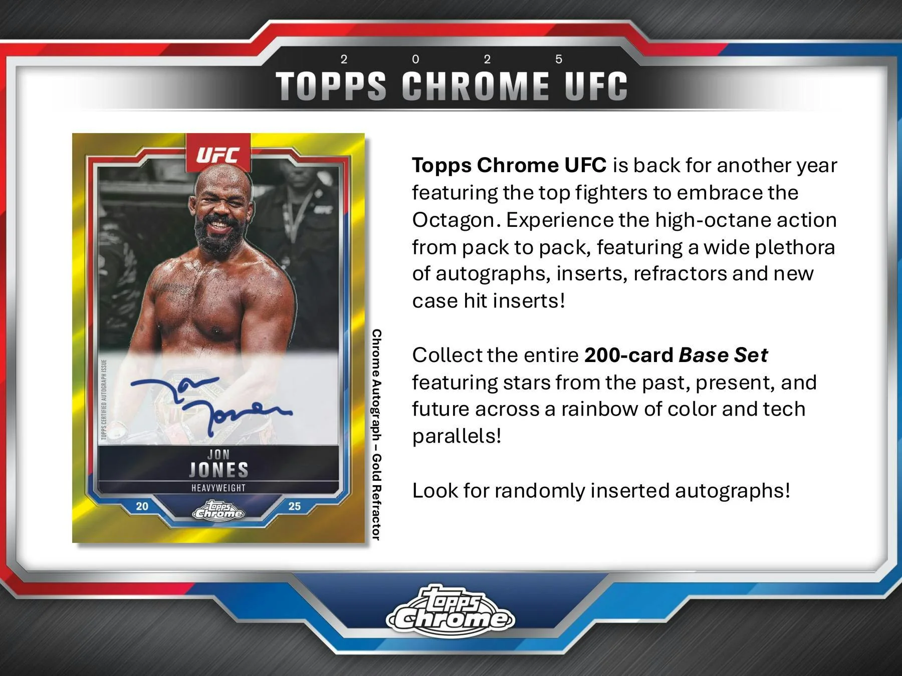 2025 Topps Chrome UFC 6-Pack Blaster Box - Image 3