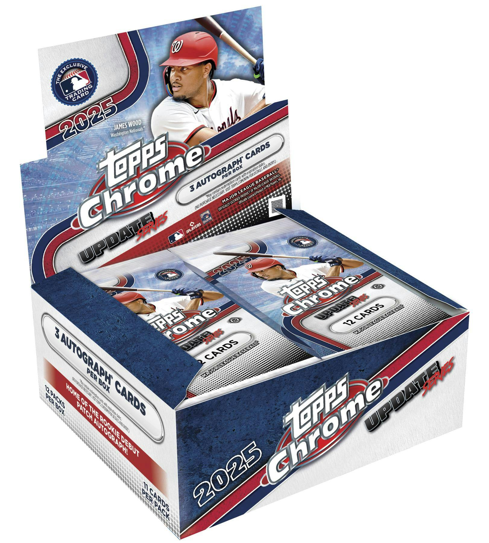 2025 Topps Chrome Update Series Baseball Hobby Jumbo Box - Image 3