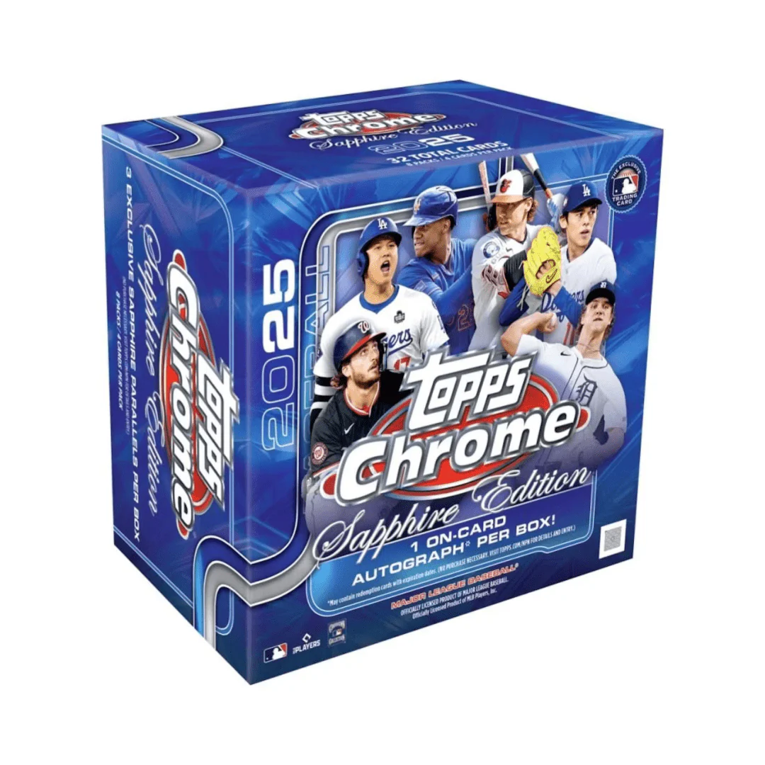 2025 Topps Chrome Baseball Sapphire Edition Box | Columbia Sports Cards