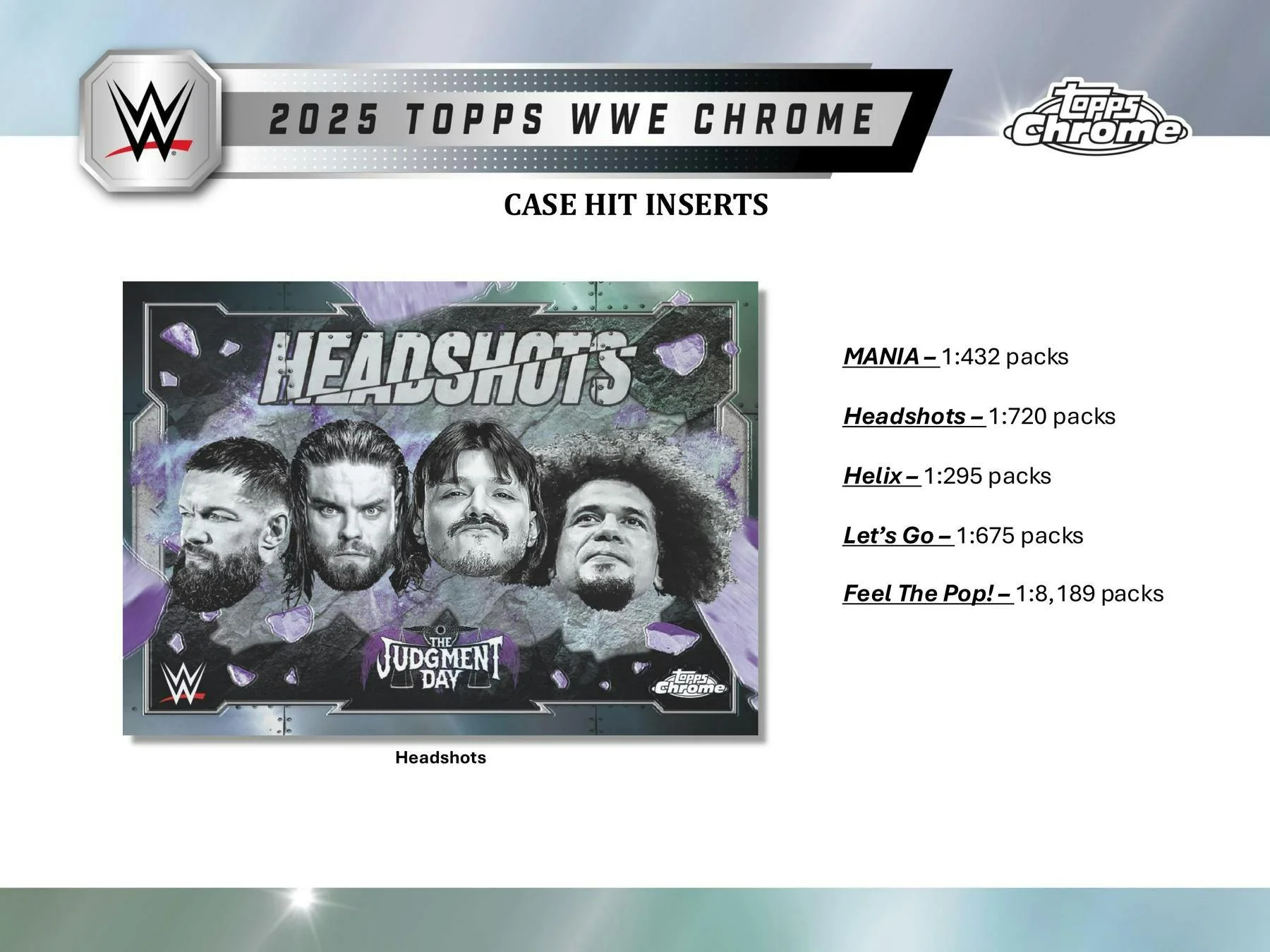 2025 Topps Chrome WWE Wrestling Hobby Box - Image 7