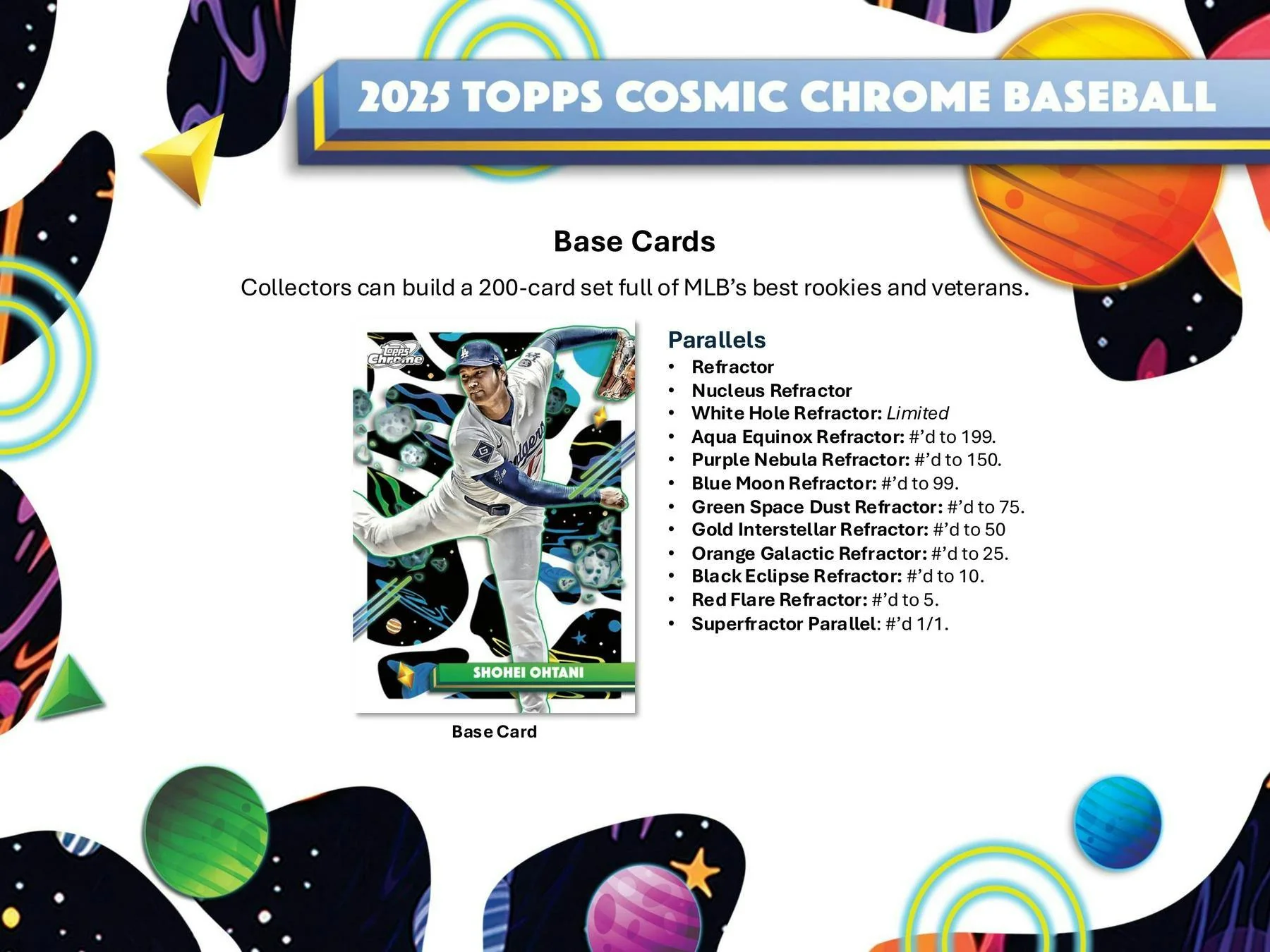 2025 Topps Cosmic Chrome Baseball Hobby Box | Columbia Sports Cards - Image 3