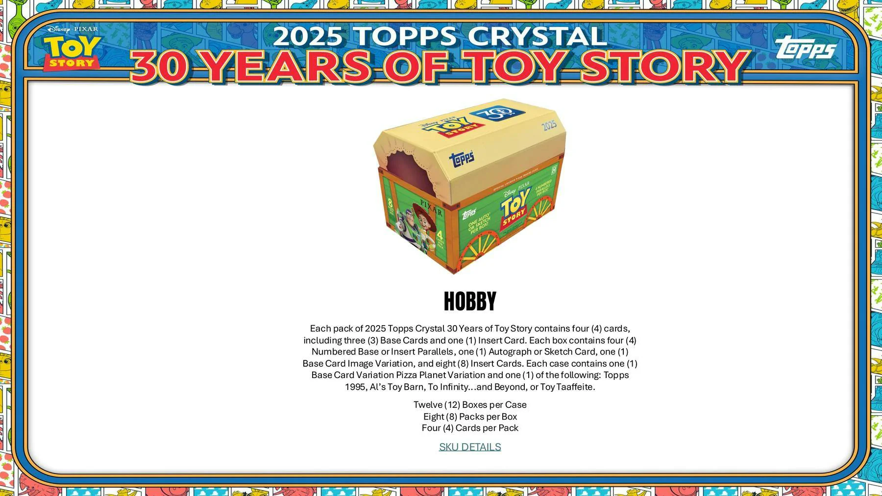 2025 Topps Crystal 30 Years of Toy Story Hobby Box | Columbia Sports Cards - Image 3