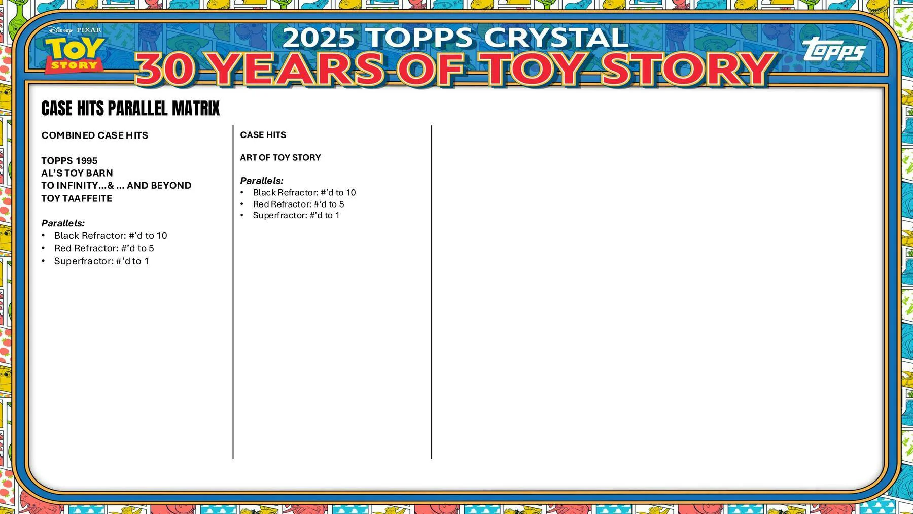 2025 Topps Crystal 30 Years of Toy Story Hobby Box | Columbia Sports Cards - Image 8