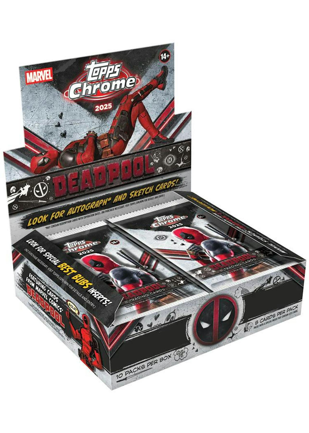 2025 Topps Deadpool Chrome Hobby Box | Columbia Sports Cards