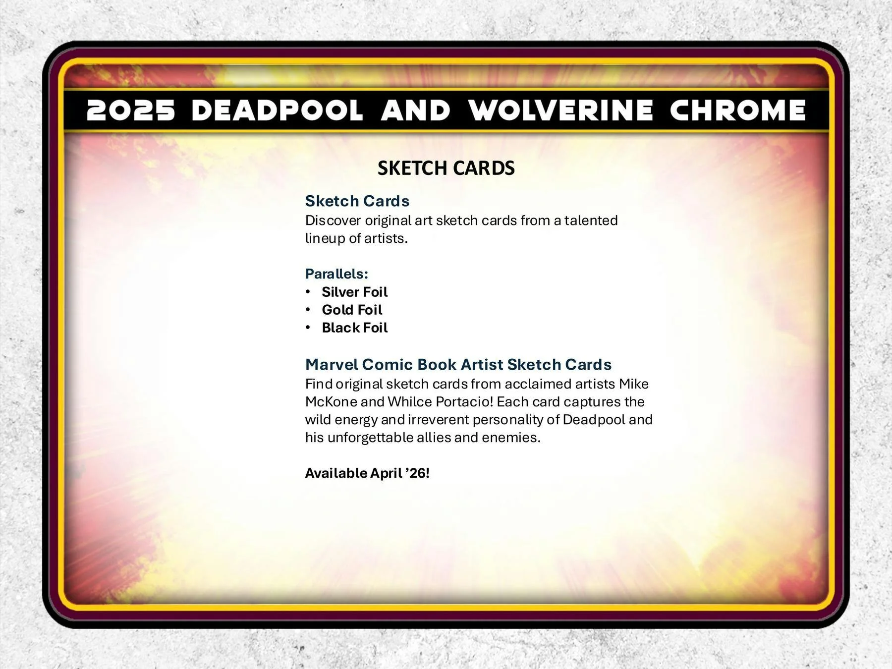 2025 Topps Deadpool Chrome Hobby Box | Columbia Sports Cards - Image 10