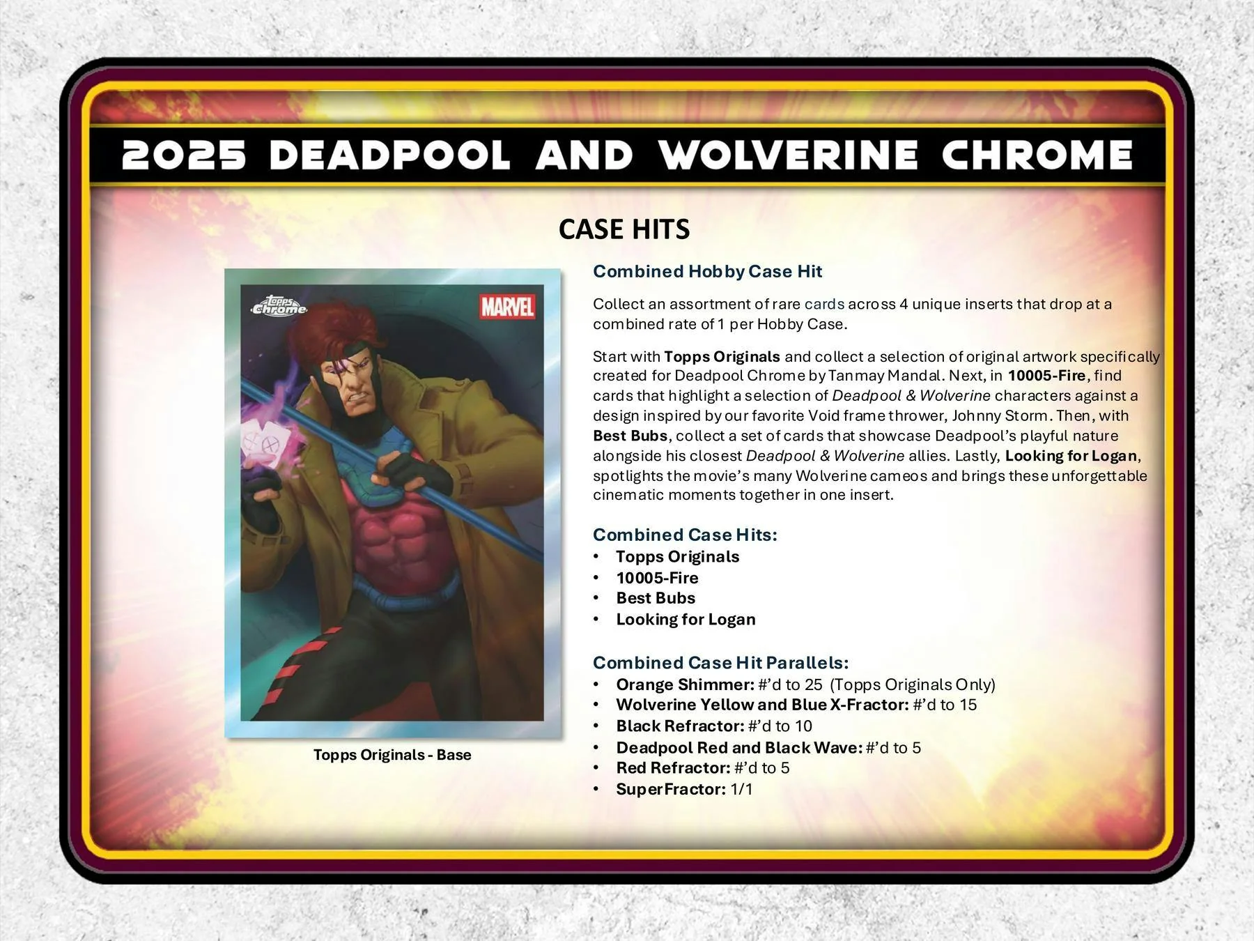 2025 Topps Deadpool Chrome Hobby Box | Columbia Sports Cards - Image 5