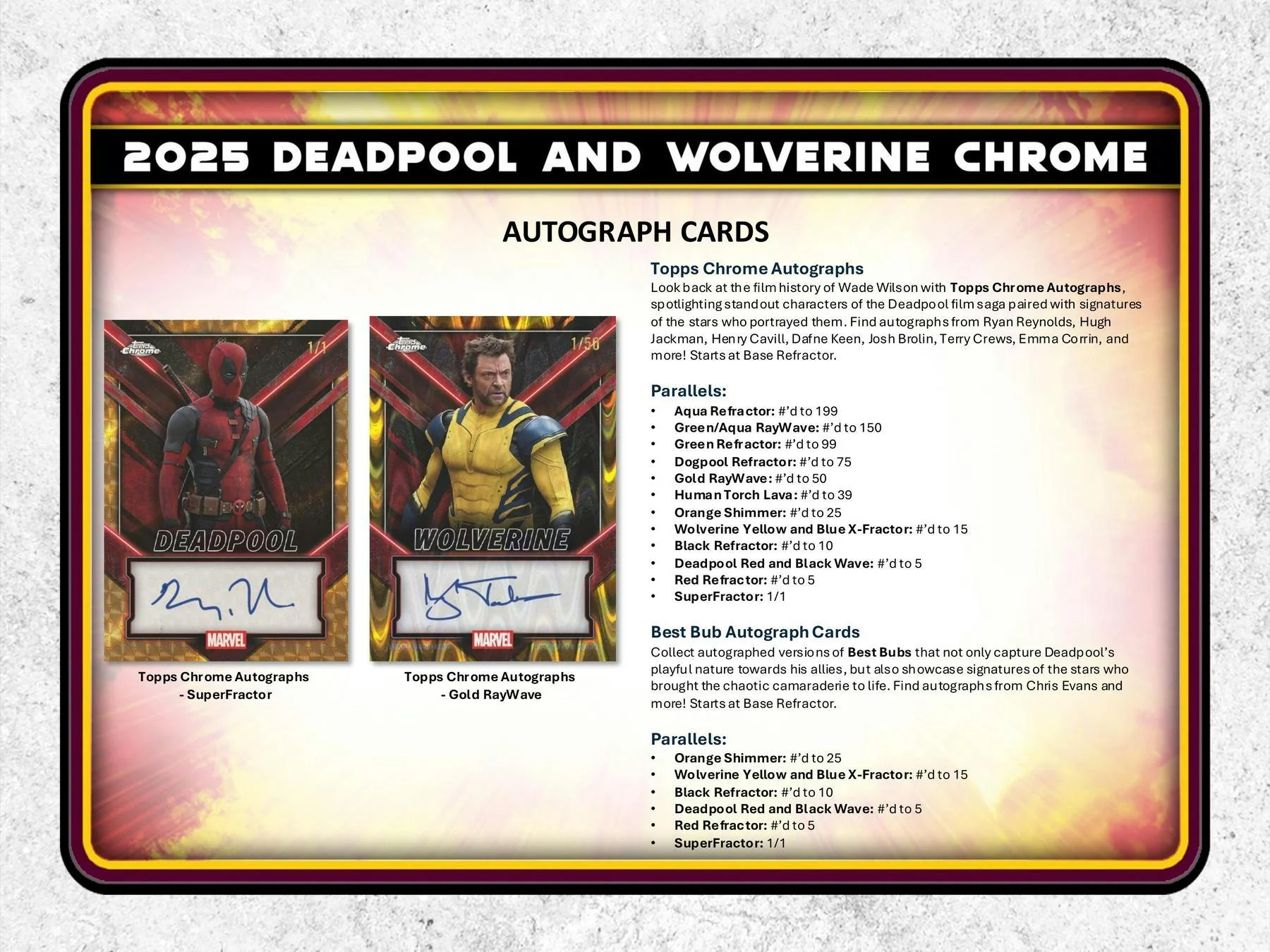 2025 Topps Deadpool Chrome Hobby Box | Columbia Sports Cards - Image 7