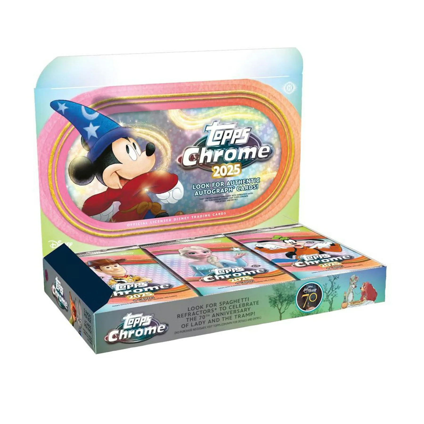 2025 Topps Disney Chrome Hobby Box | Columbia Sports Cards