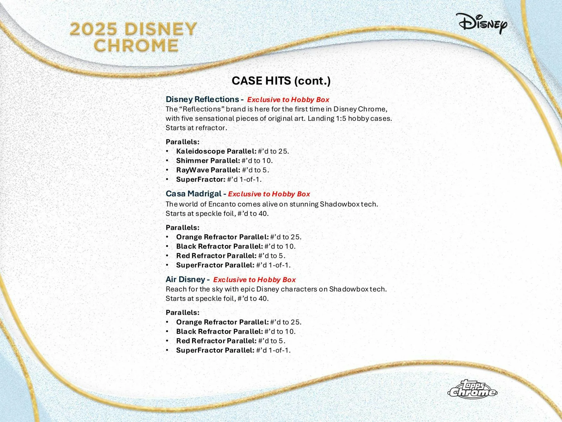2025 Topps Disney Chrome Hobby Box | Columbia Sports Cards - Image 10