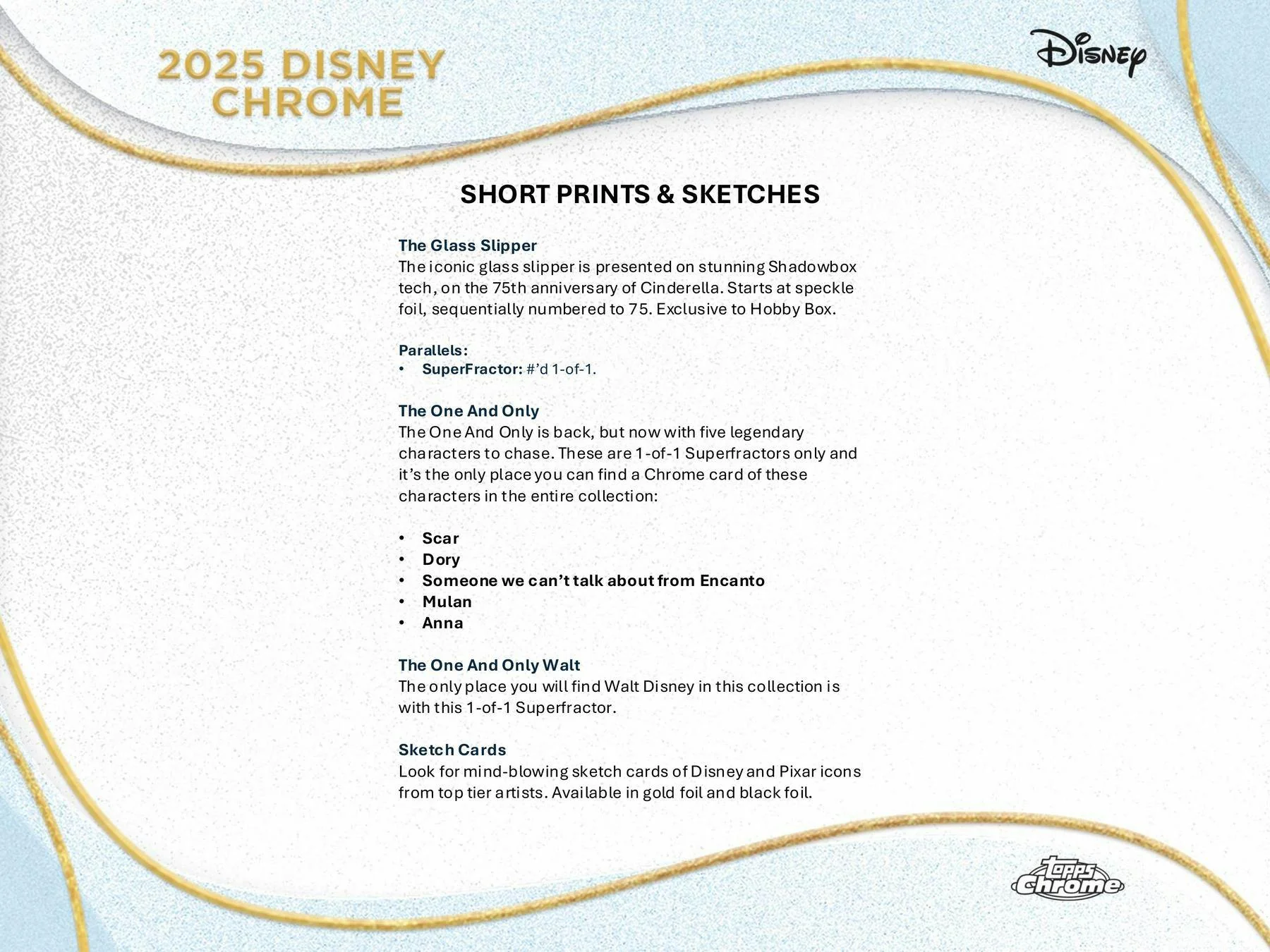2025 Topps Disney Chrome Hobby Box | Columbia Sports Cards - Image 11