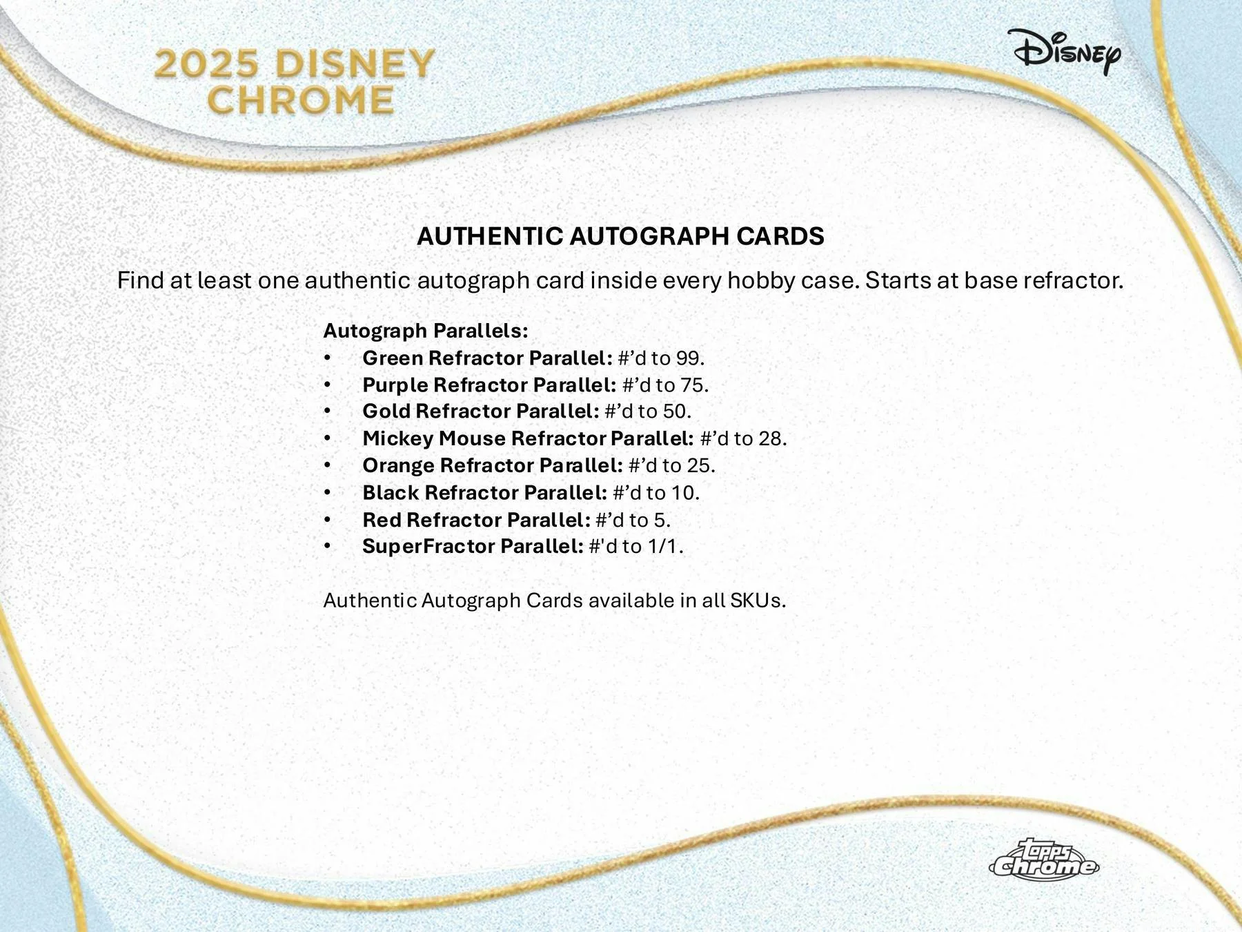 2025 Topps Disney Chrome Hobby Box | Columbia Sports Cards - Image 12