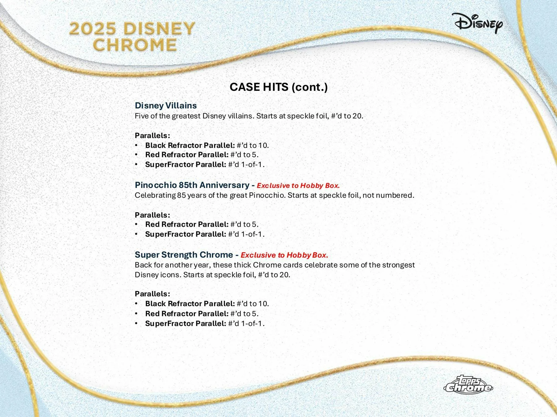 2025 Topps Disney Chrome Hobby Box | Columbia Sports Cards - Image 9
