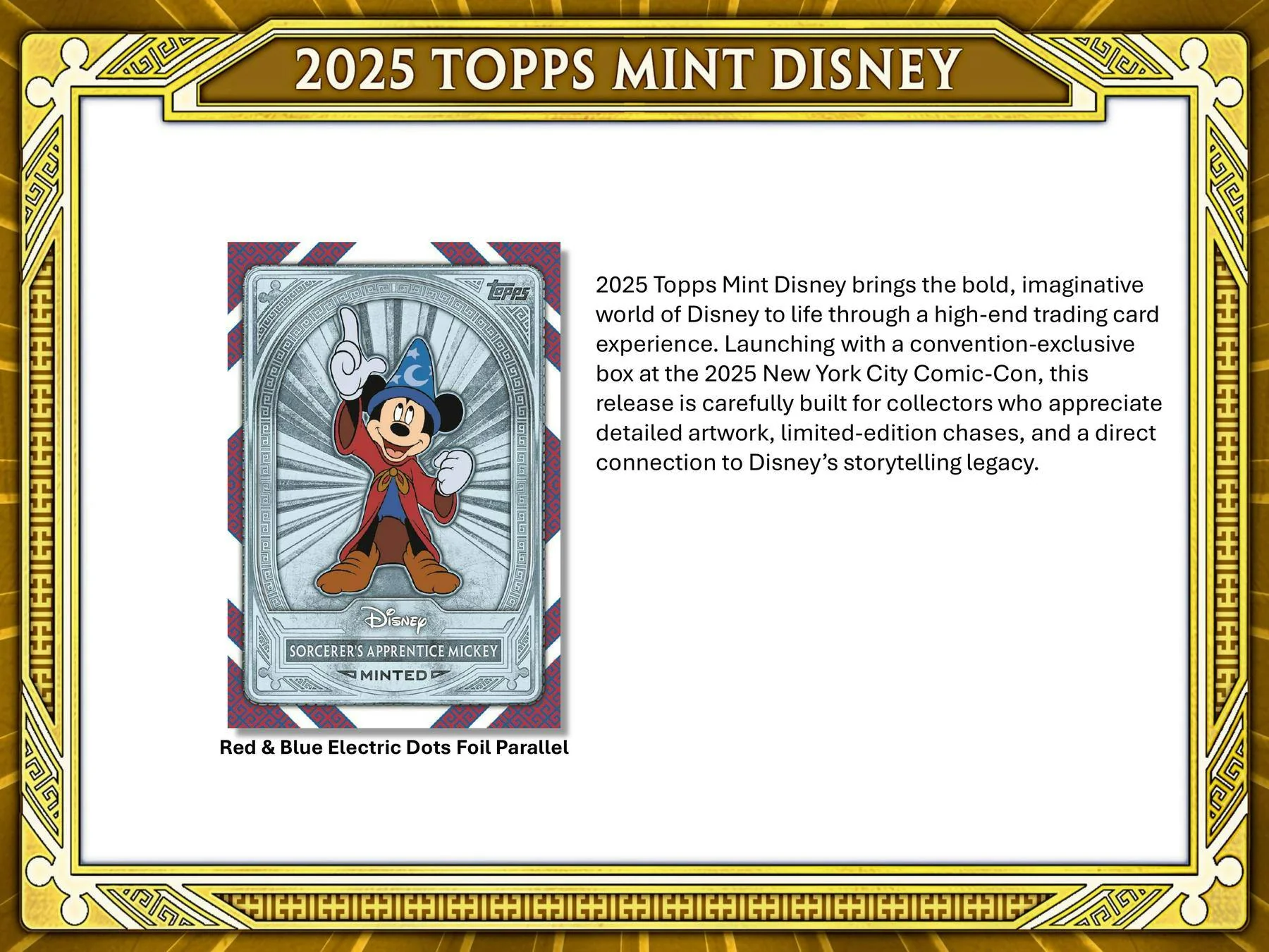2025 Topps Disney Mint Hobby Box | Columbia Sports Cards - Image 3