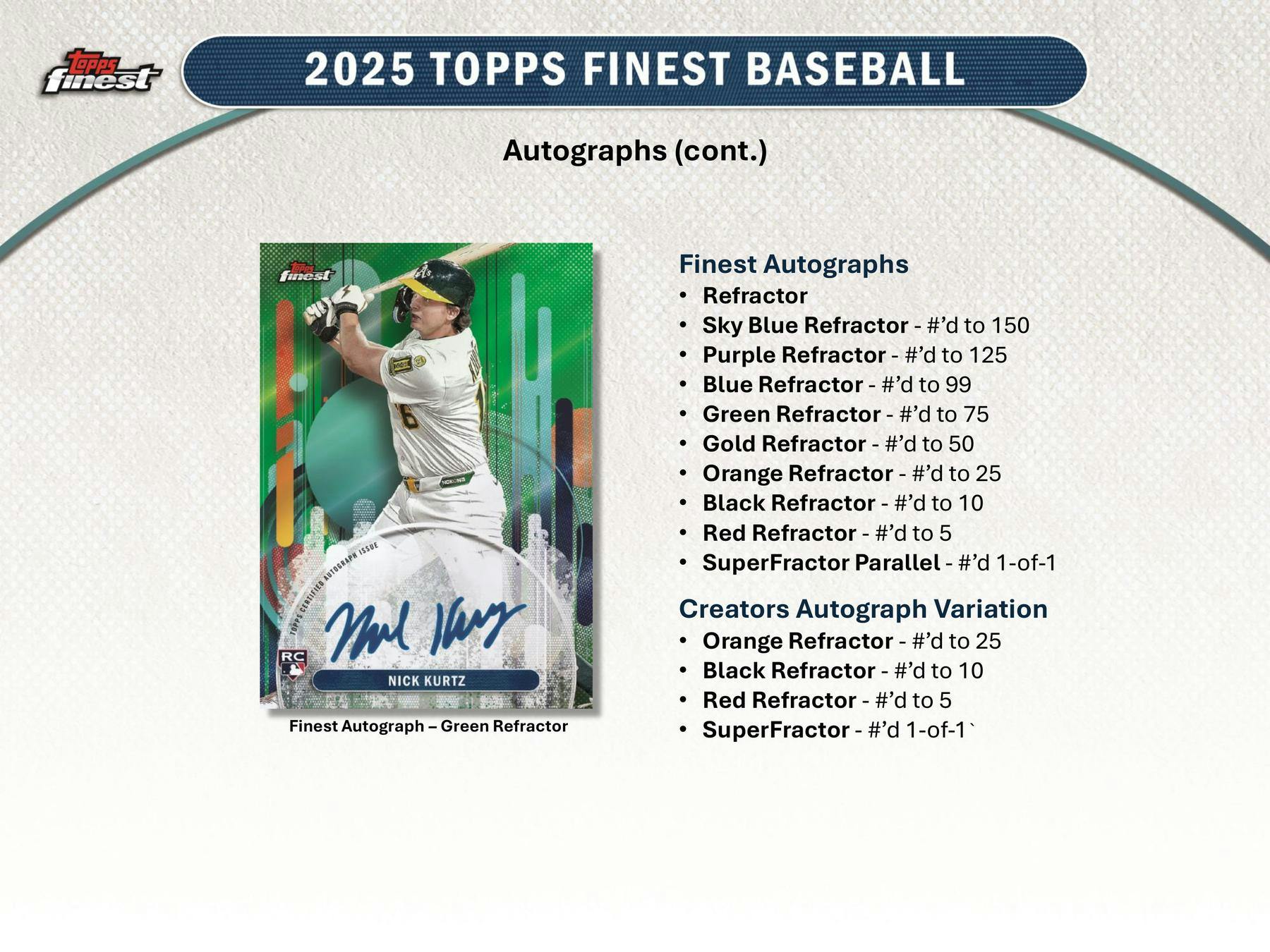 2025 Topps Finest Baseball Hobby Box | Columbia Sports Cards - Image 12