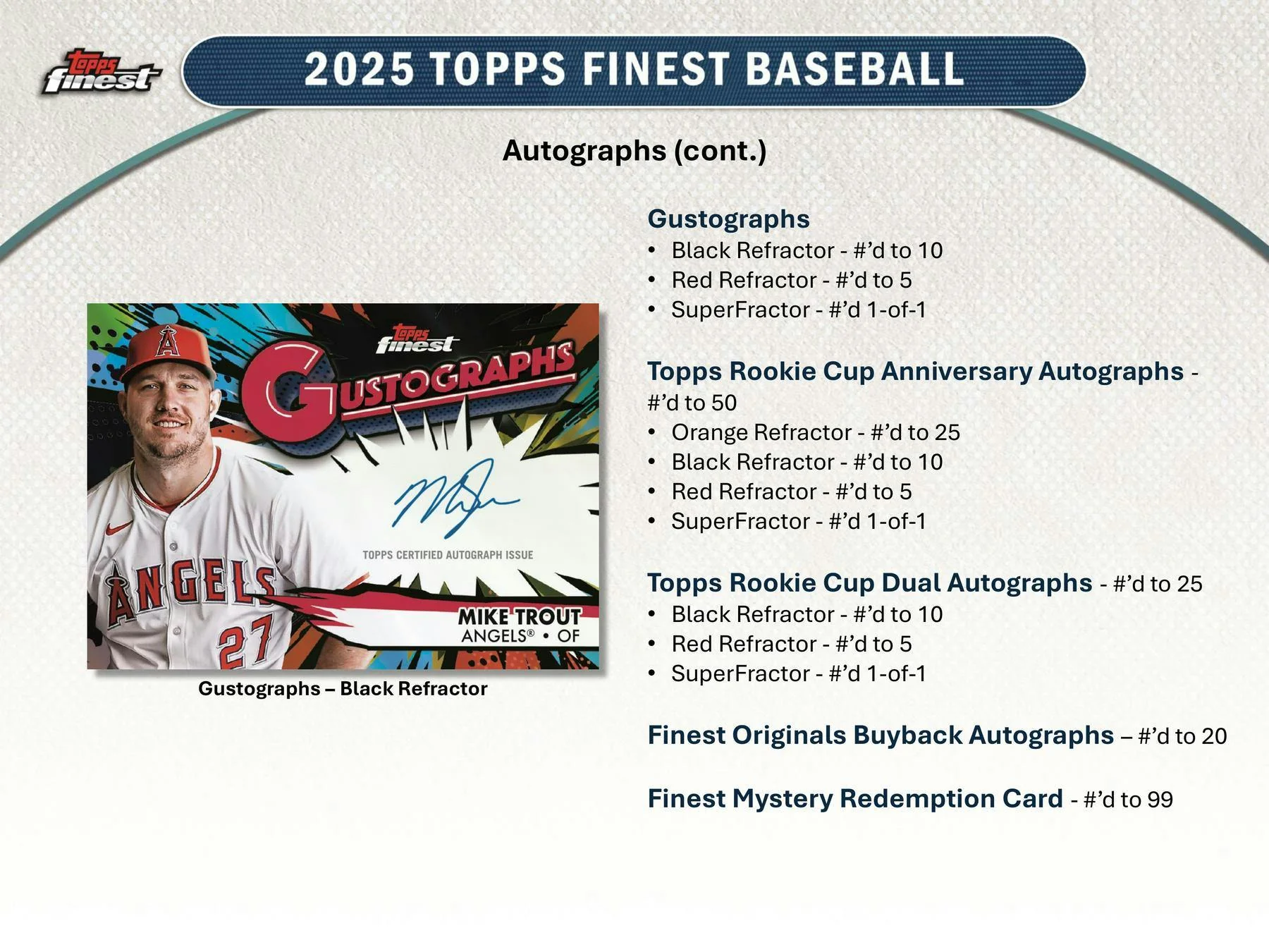 2025 Topps Finest Baseball Hobby Box | Columbia Sports Cards - Image 13
