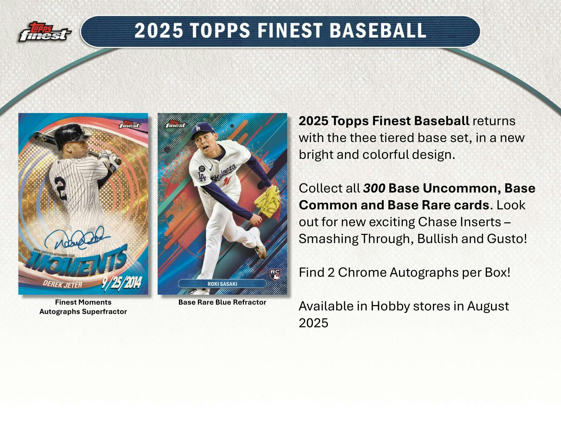 2025 Topps Finest Baseball Hobby Box | Columbia Sports Cards - Image 4