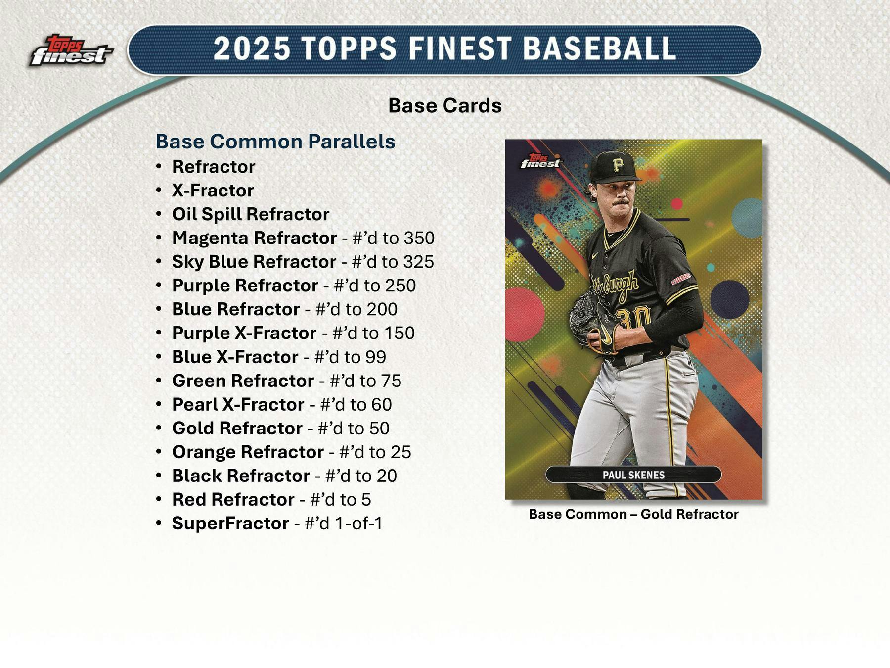 2025 Topps Finest Baseball Hobby Box | Columbia Sports Cards - Image 5