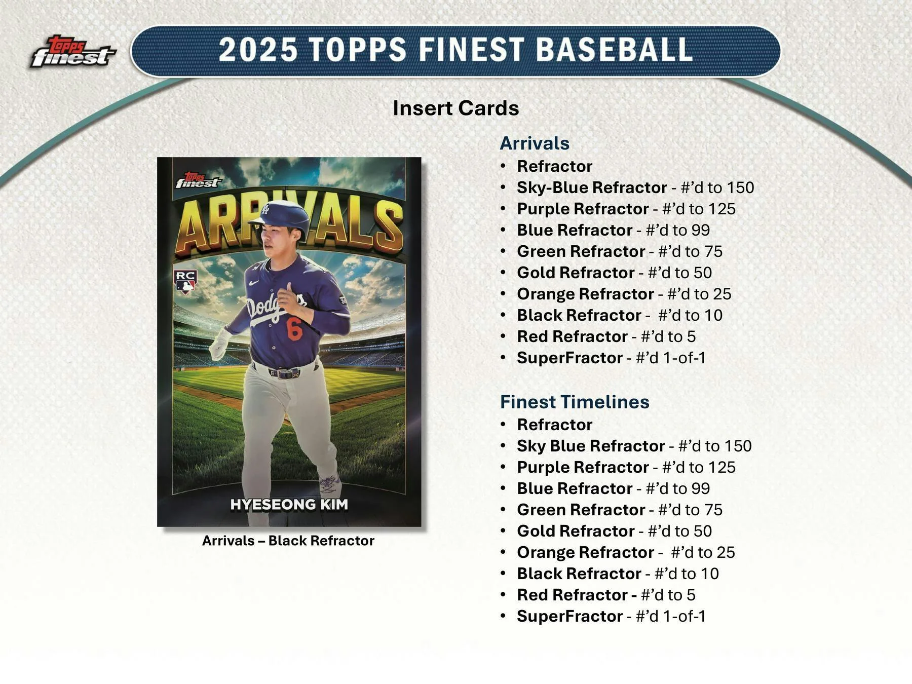 2025 Topps Finest Baseball Hobby Box | Columbia Sports Cards - Image 8