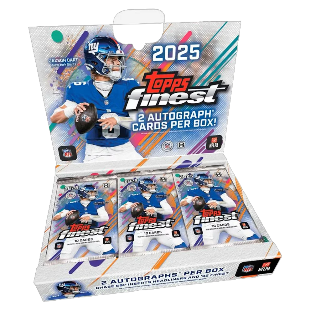 2025 Topps Finest Football Hobby Box | Columbia Sports Cards