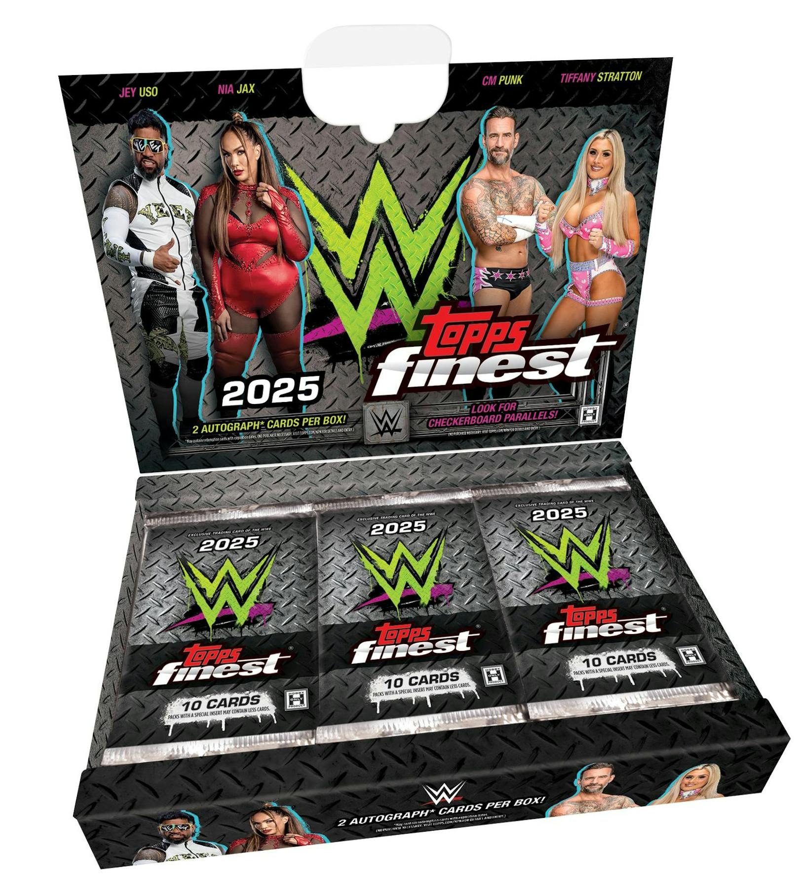 2025 Topps Finest WWE Hobby Box | Columbia Sports Cards